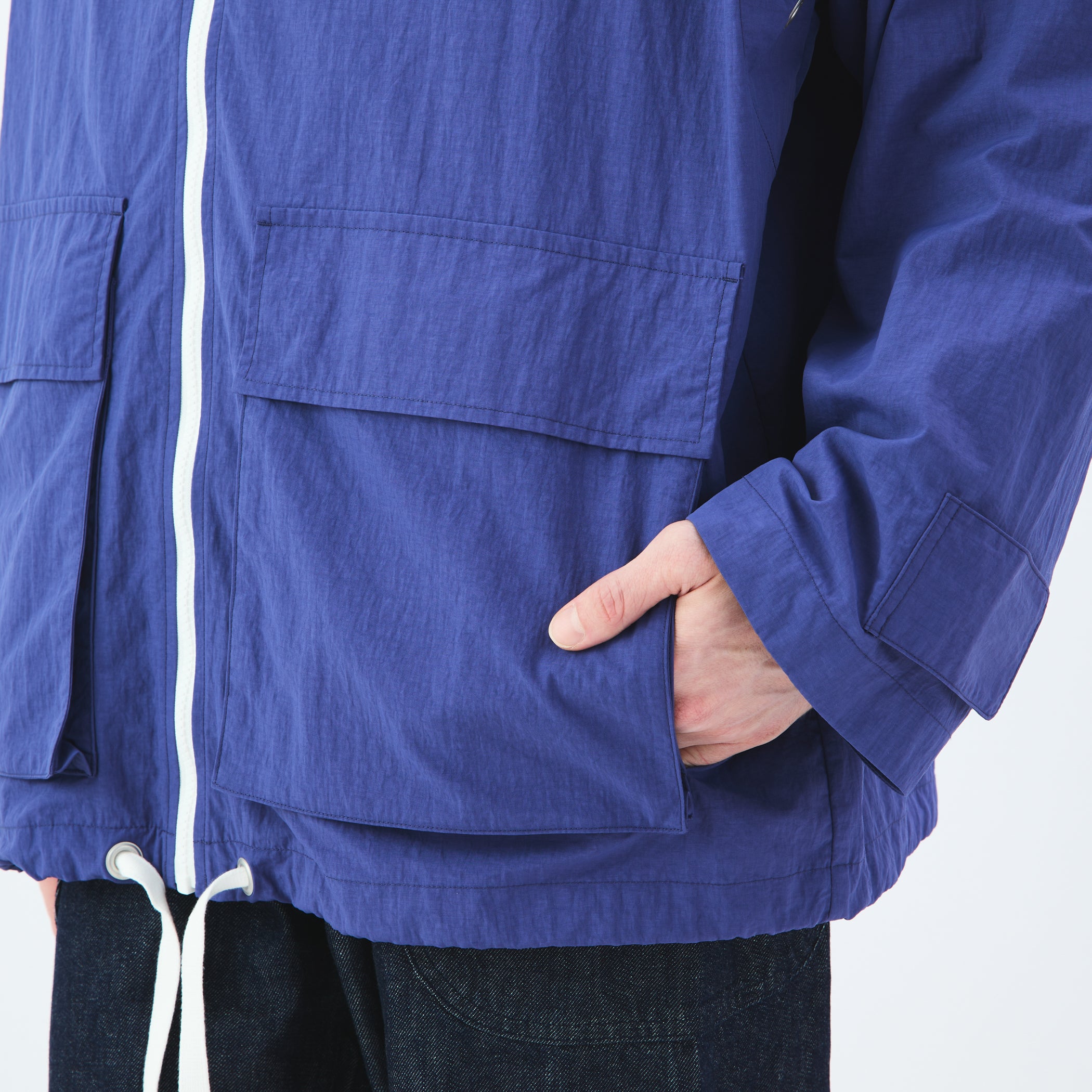 Men's Nylon Taffeta Hooded Jacket