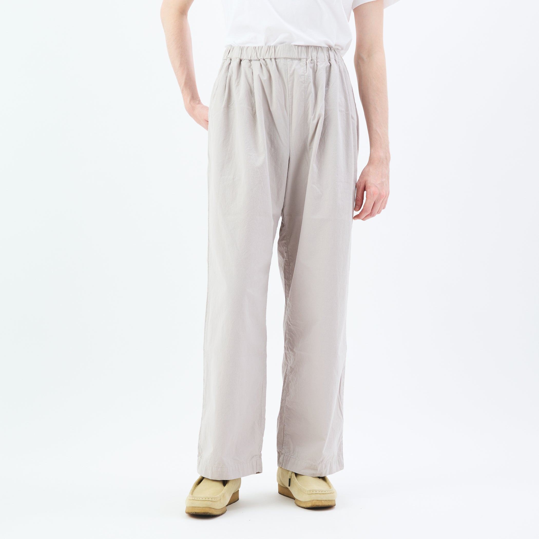 Garment Dye Poplin Easy Pants