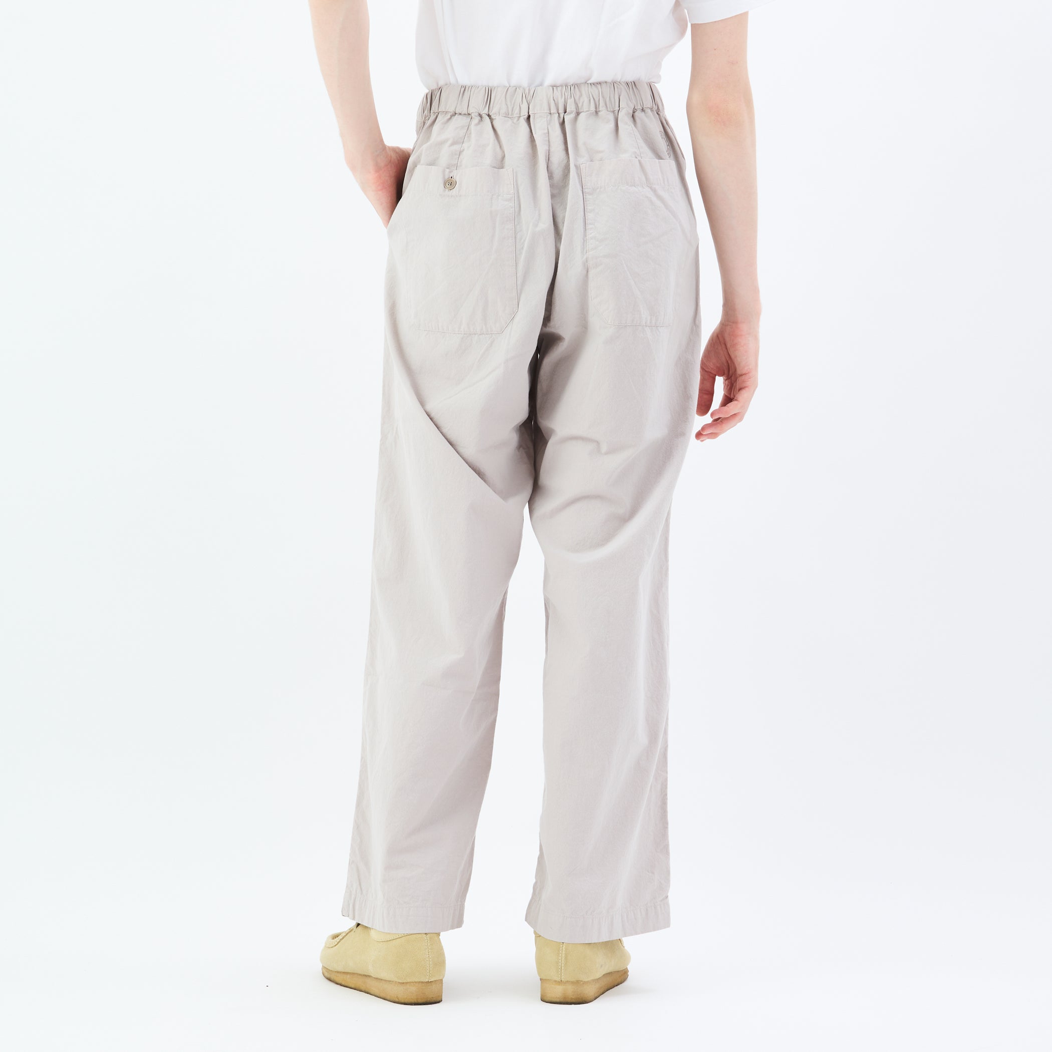 Garment Dye Poplin Easy Pants