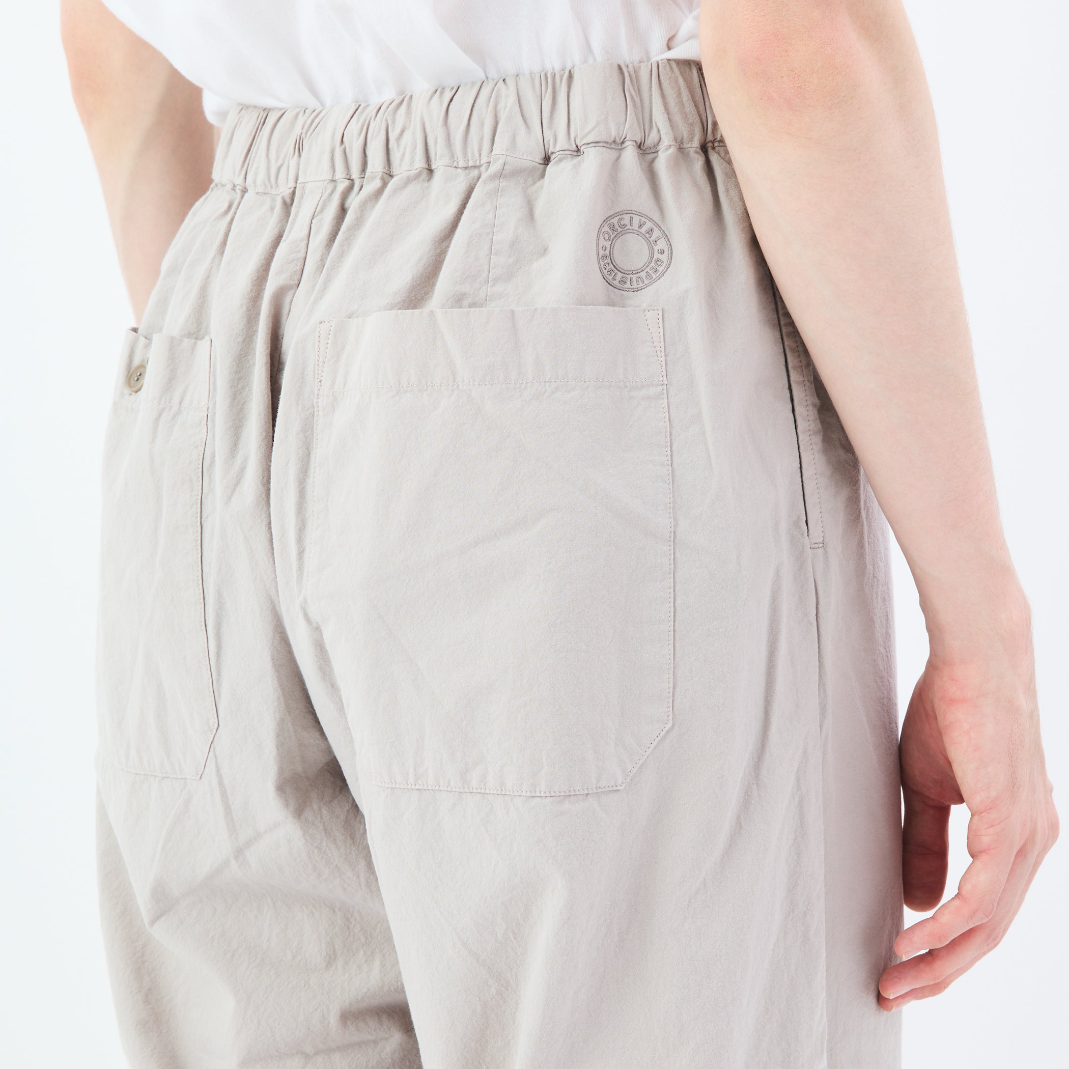 Garment Dye Poplin Easy Pants