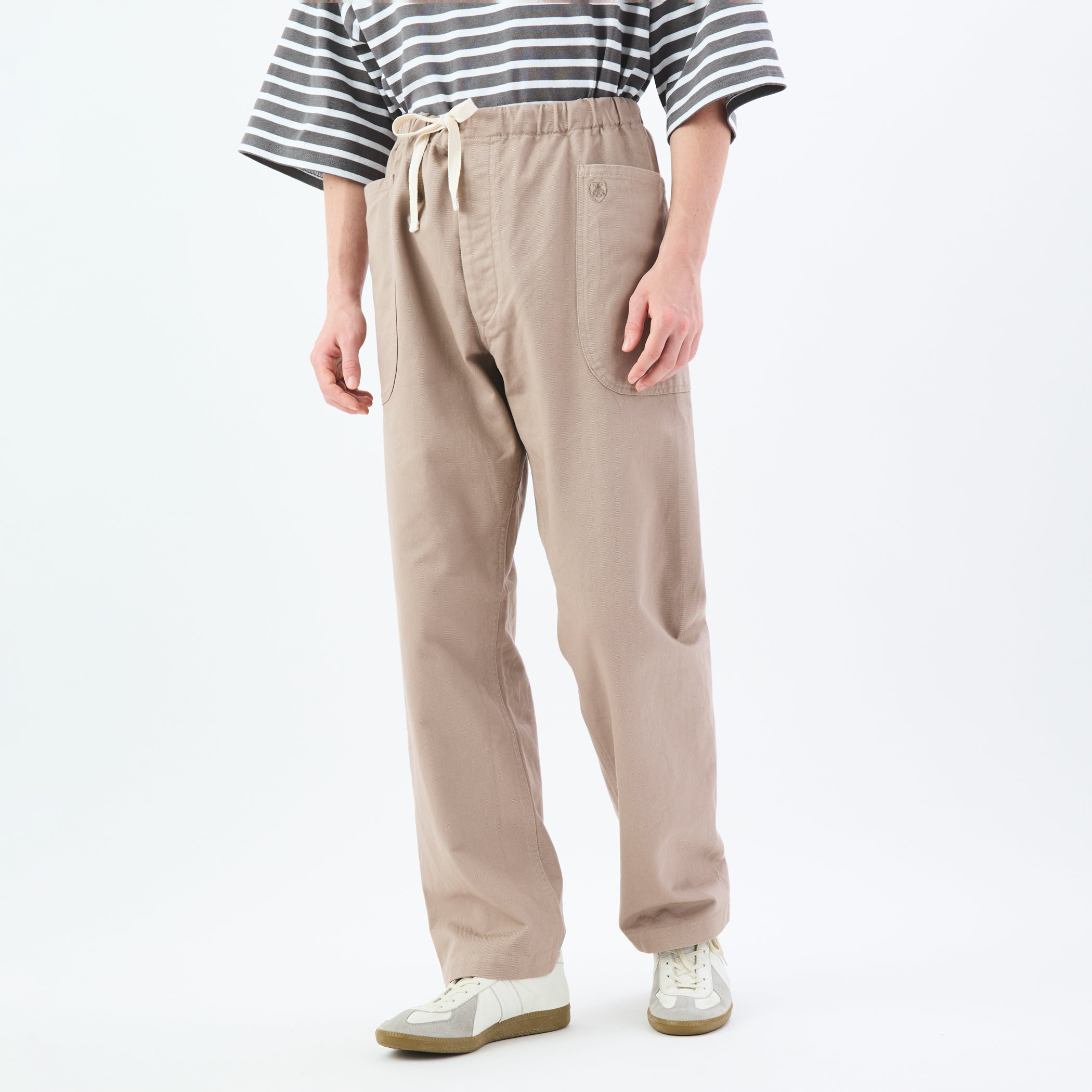 Cotton Twill Easy Pants