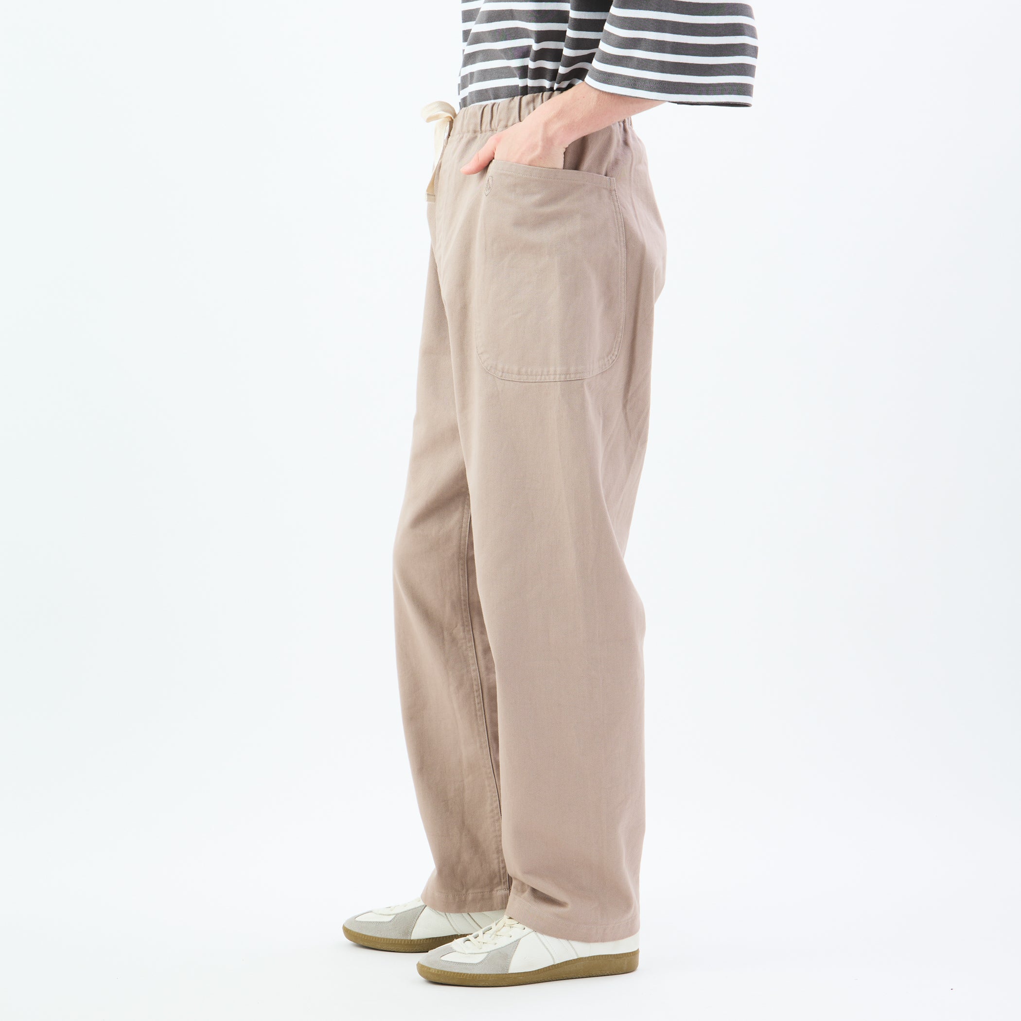 Cotton Twill Easy Pants