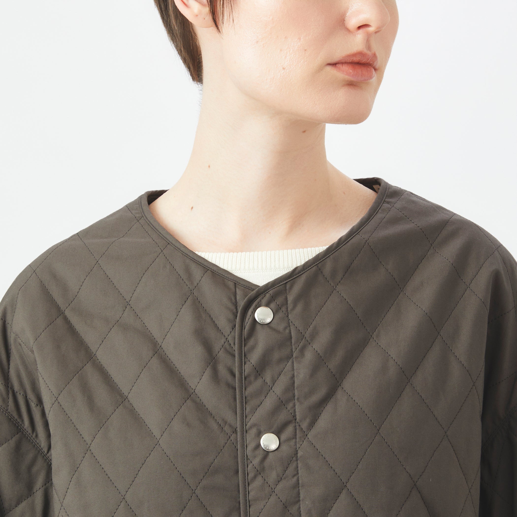 Women's Cotton Typewriter Short Blouson