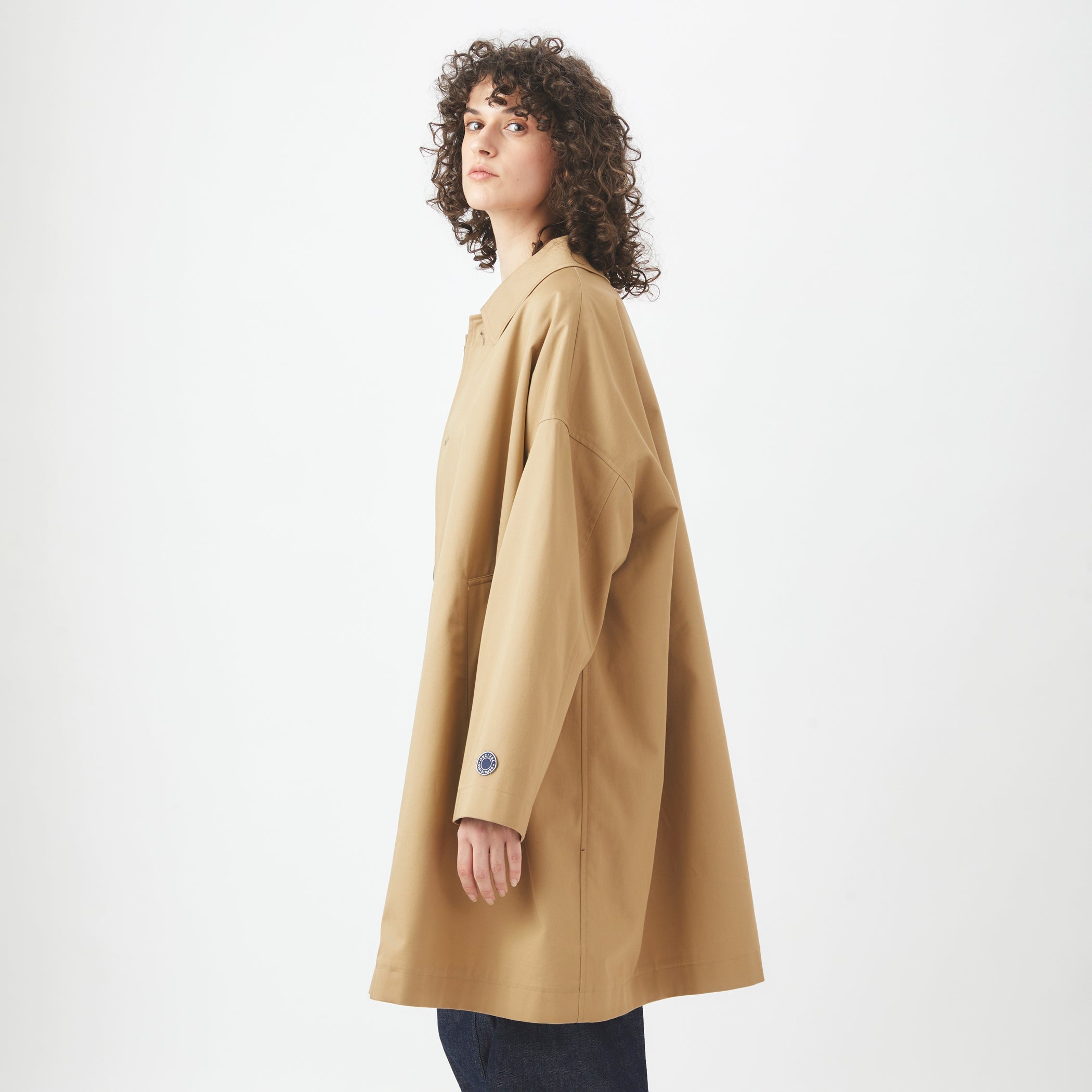 Women's Cotton Gabardine Bal Collar Coat｜ORCIVAL