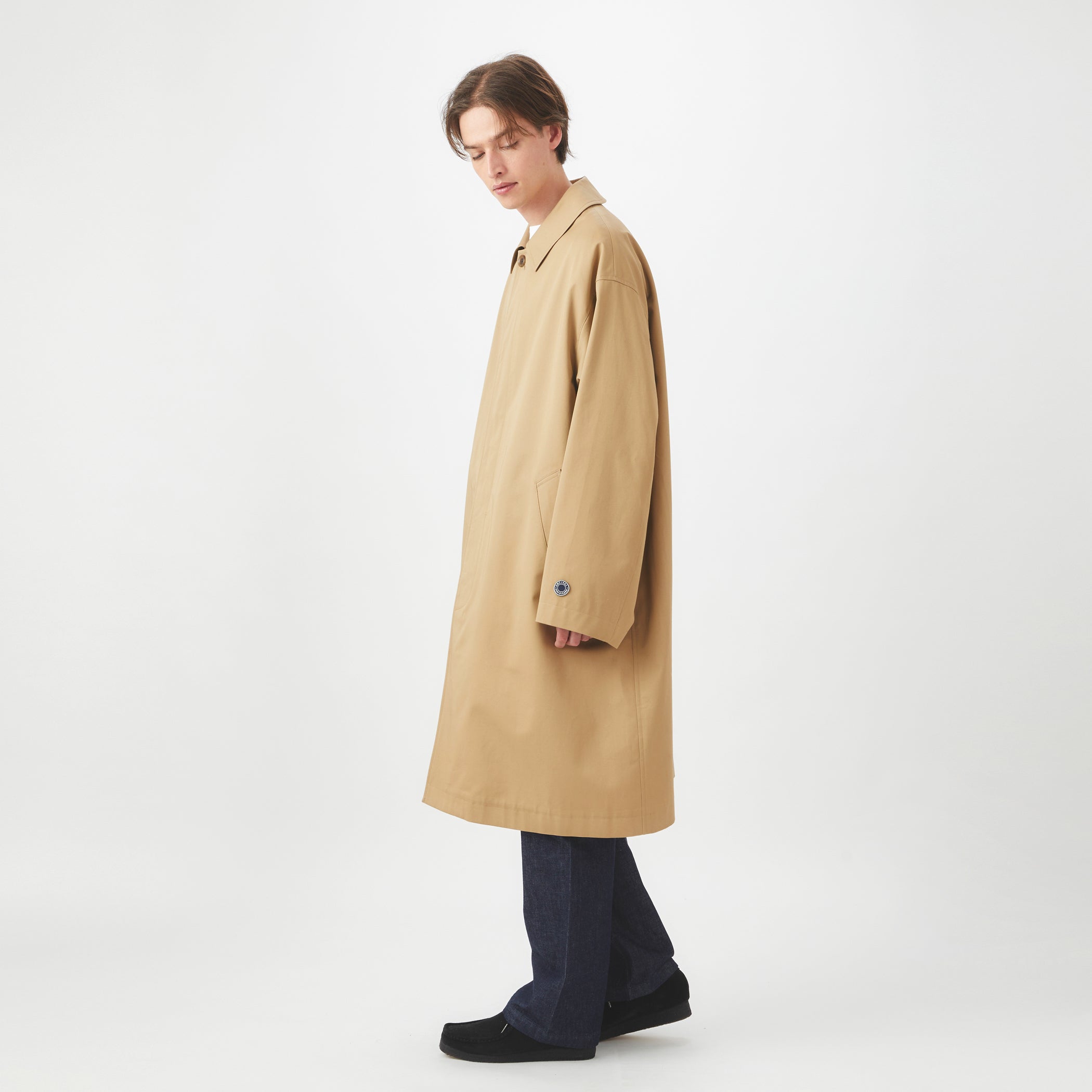 Men's Cotton Gabardine Bal Collar Coat｜ORCIVAL