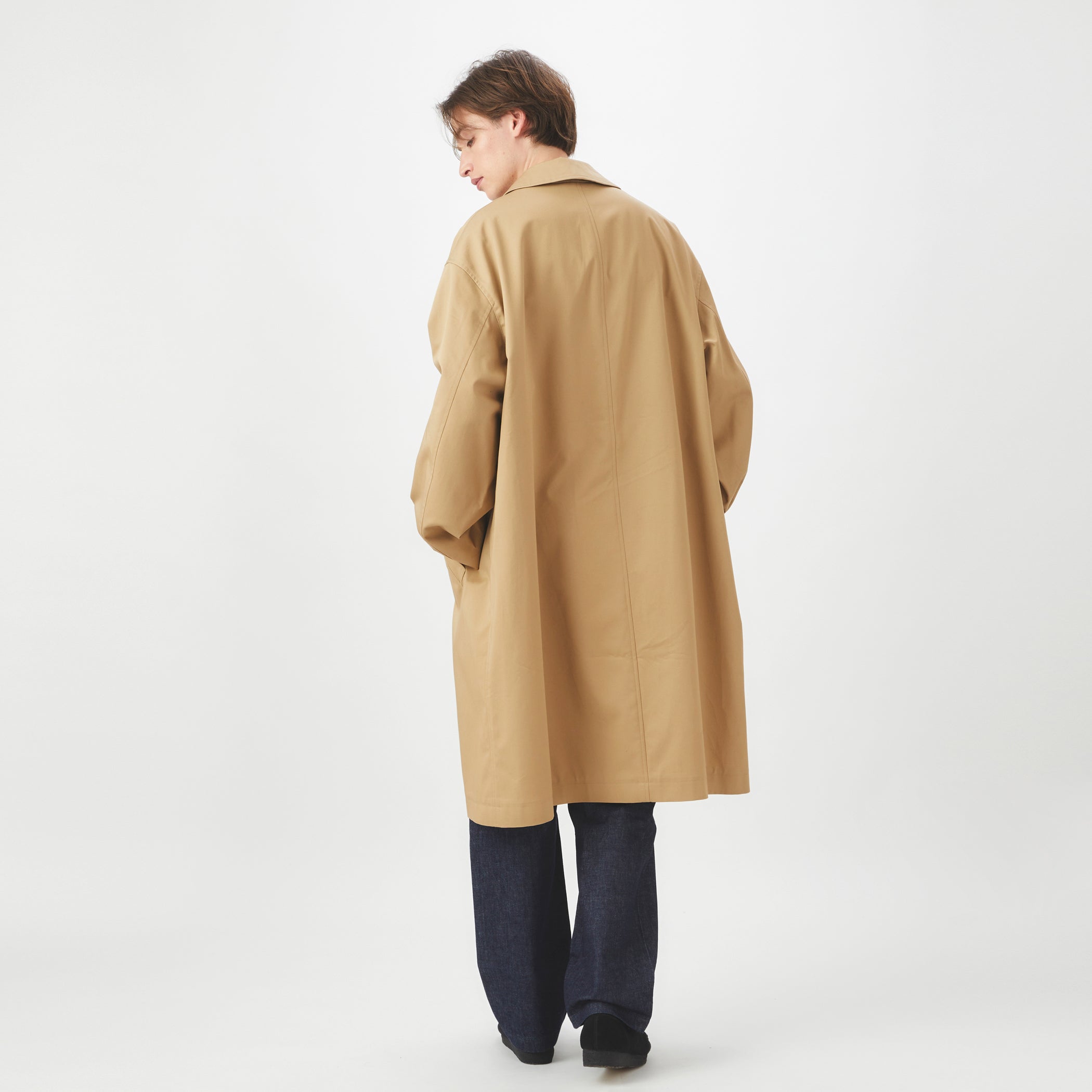 Men's Cotton Gabardine Bal Collar Coat｜ORCIVAL