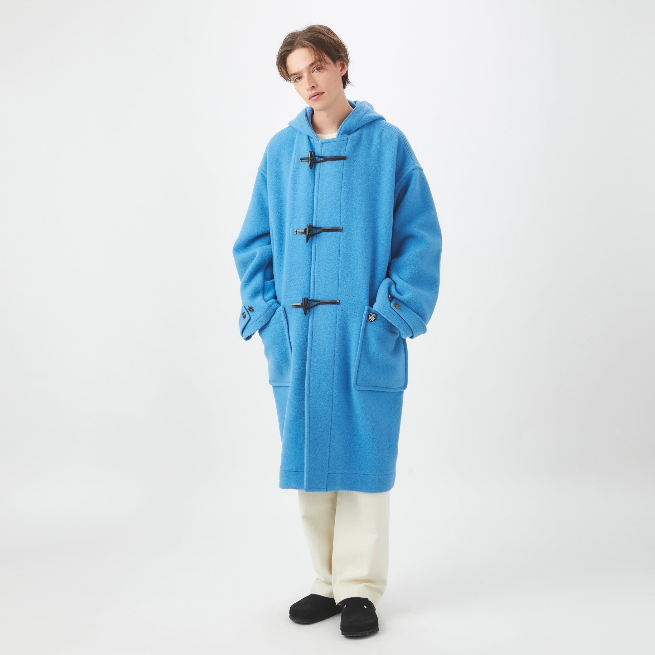 Men's Double Melton Duffle Coat