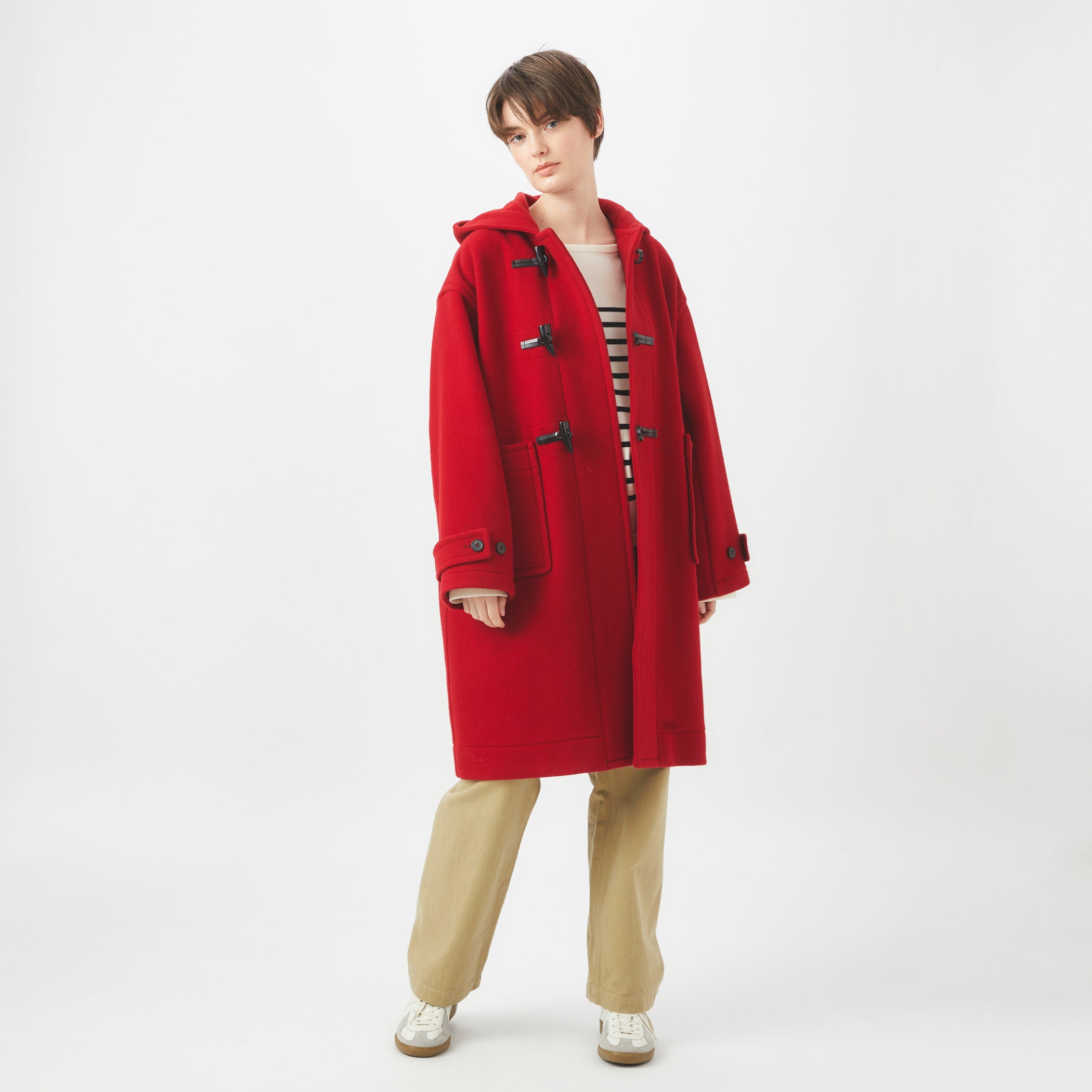 Women's Double Melton Duffle Coat