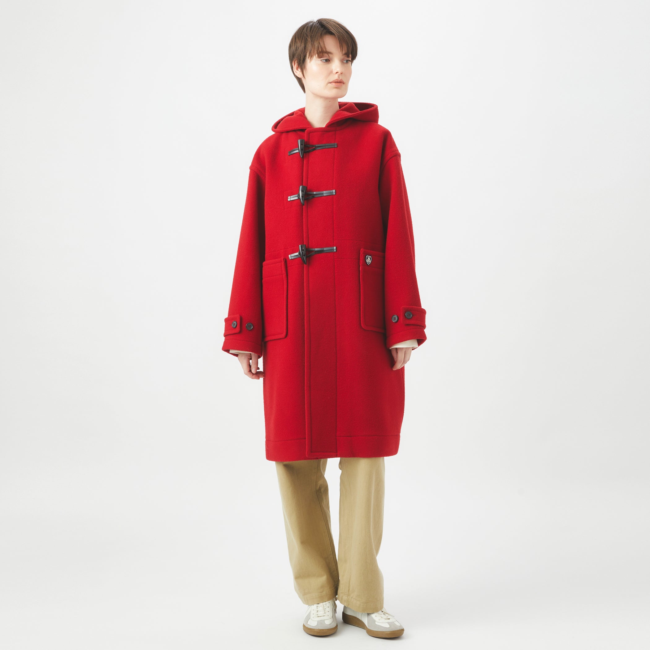 Women's Double Melton Duffle Coat