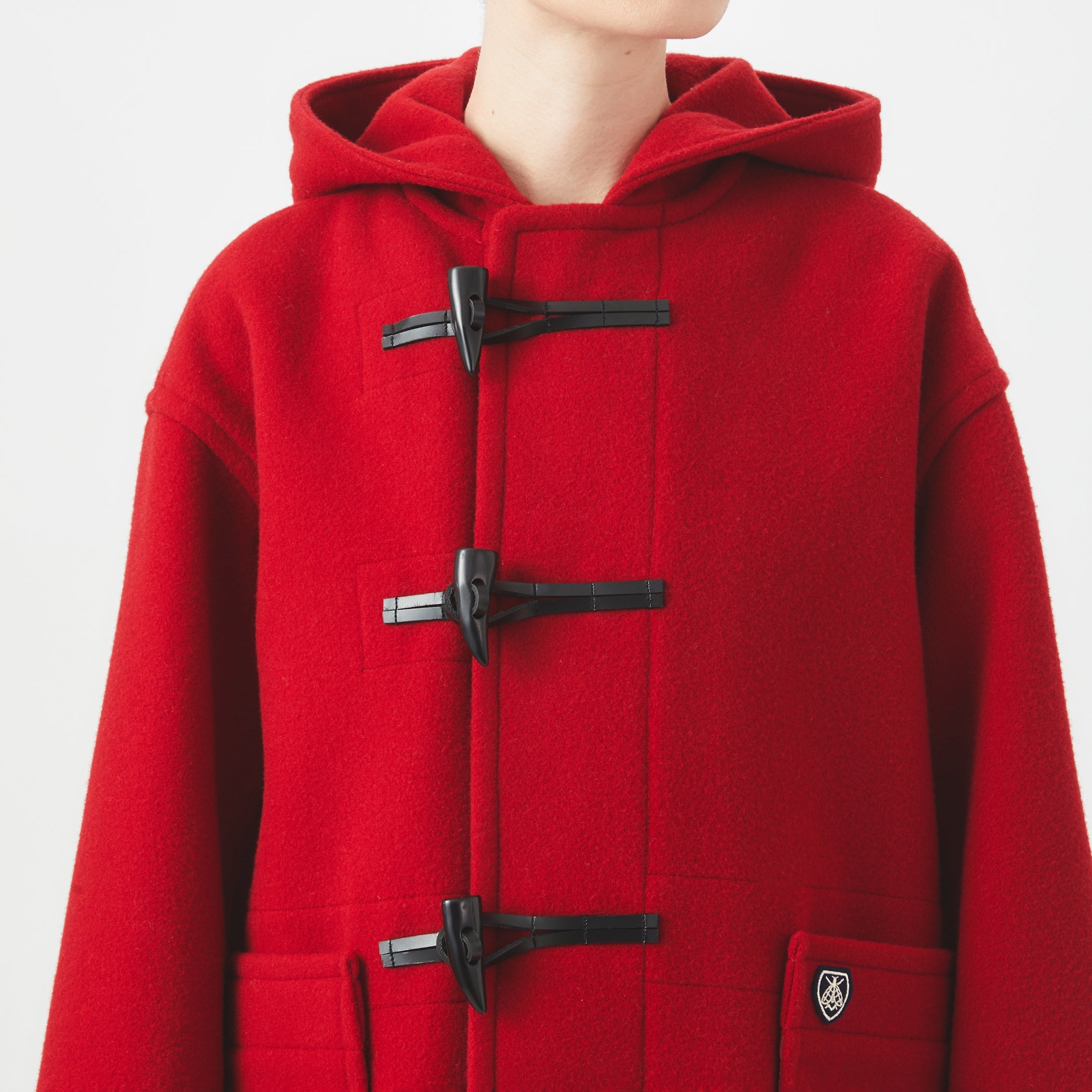 Women's Double Melton Duffle Coat