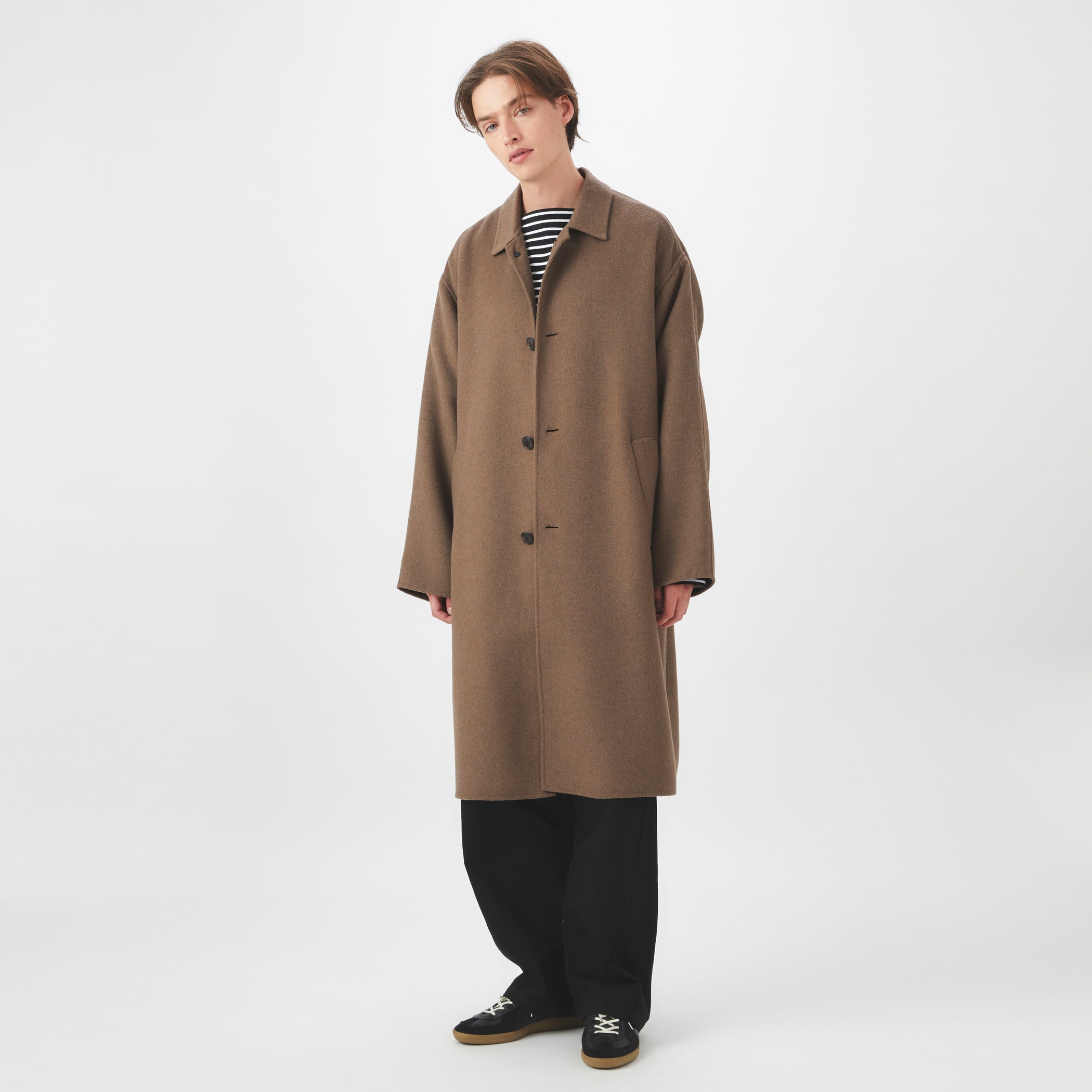 Men's Wool Beaver Long Coat