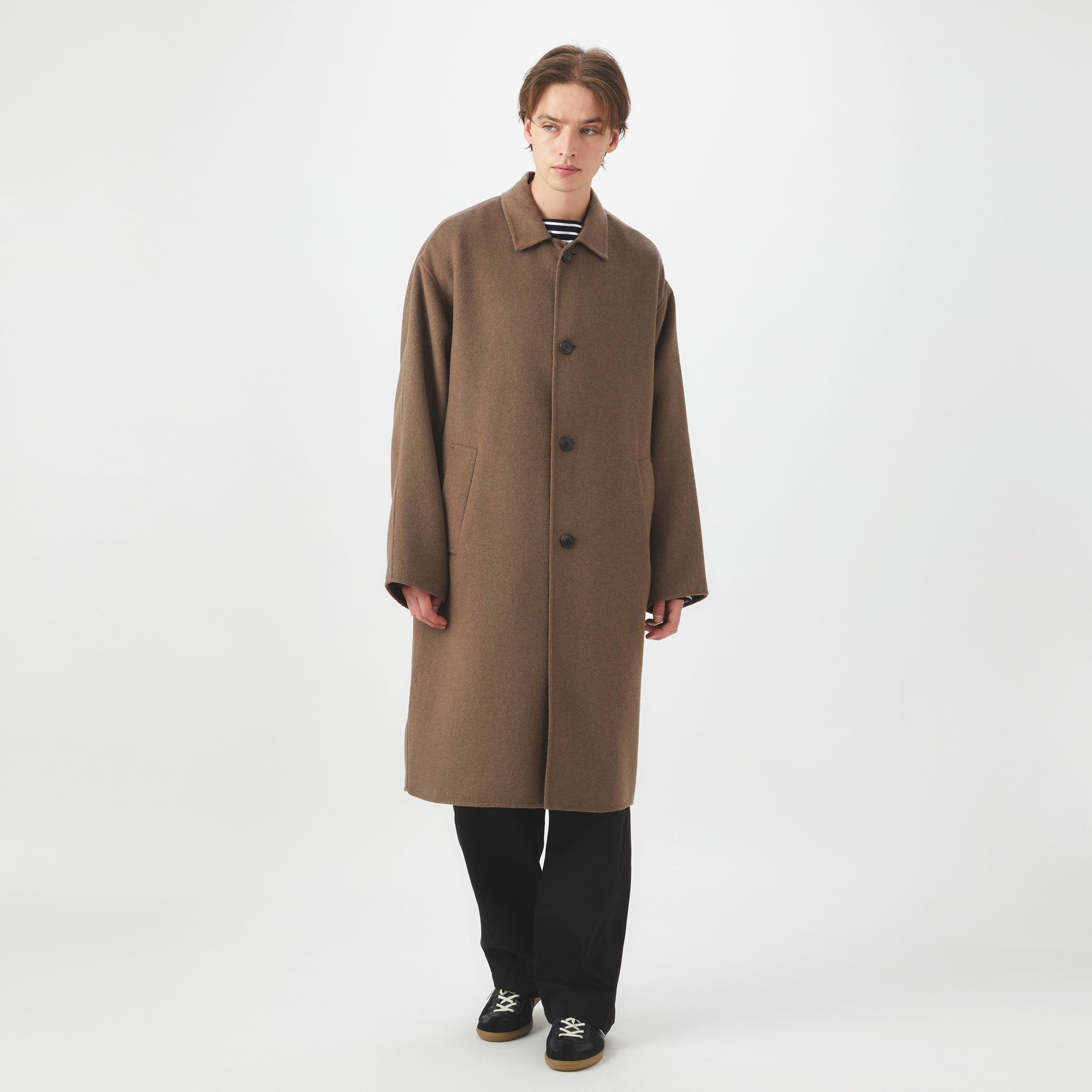 Men's Wool Beaver Long Coat