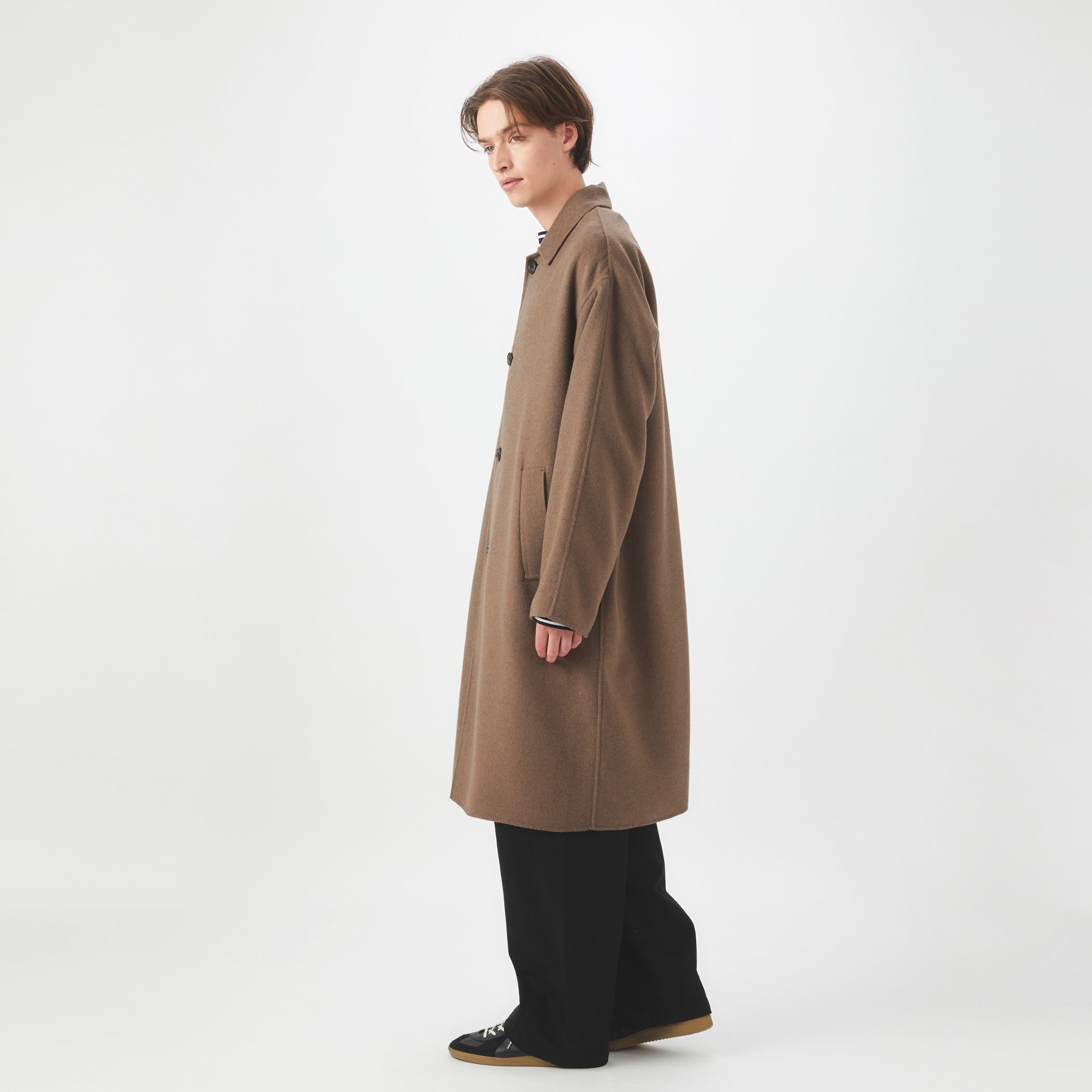 Men's Wool Beaver Long Coat