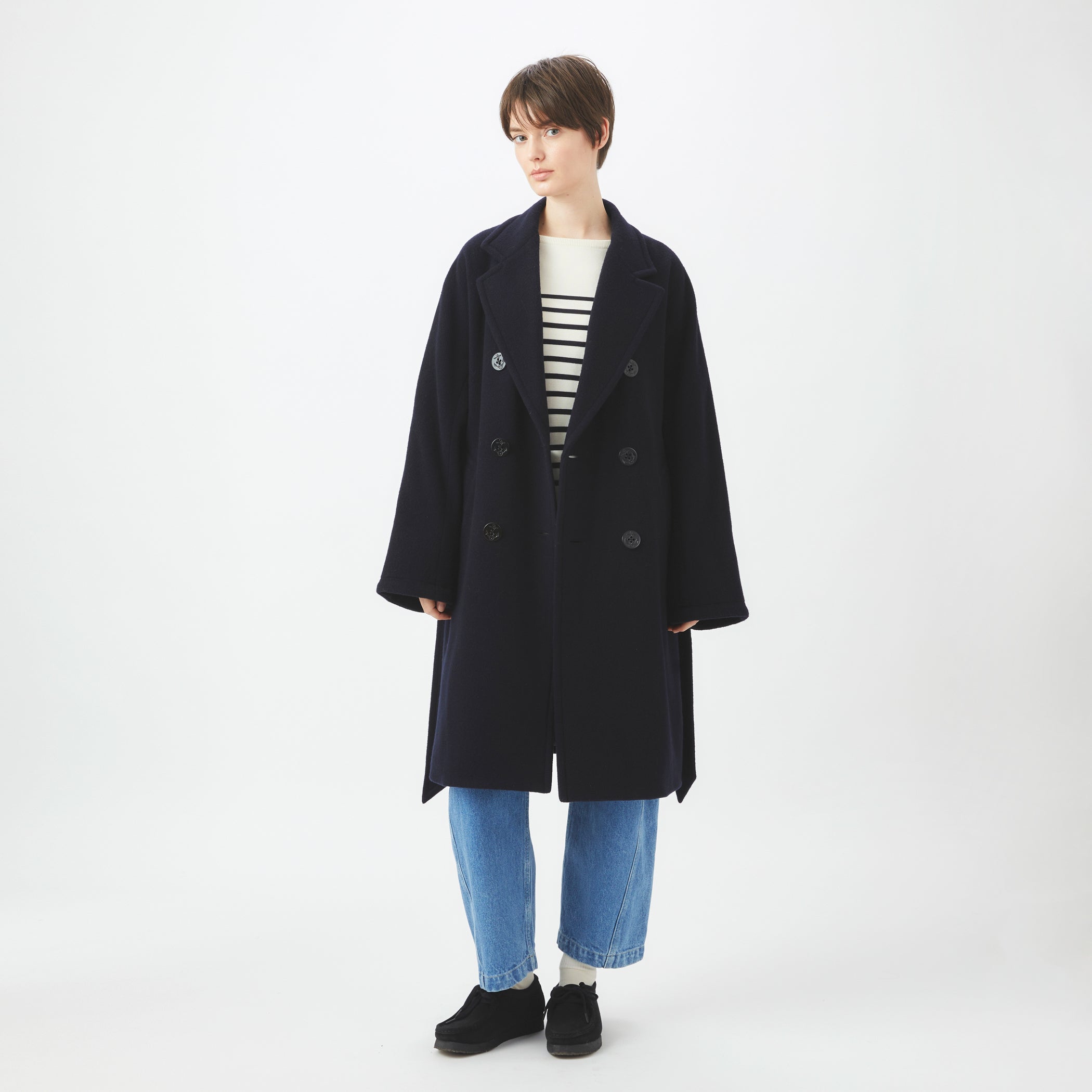 Women's Light Mossa Dolman Sleeve Chester Coat