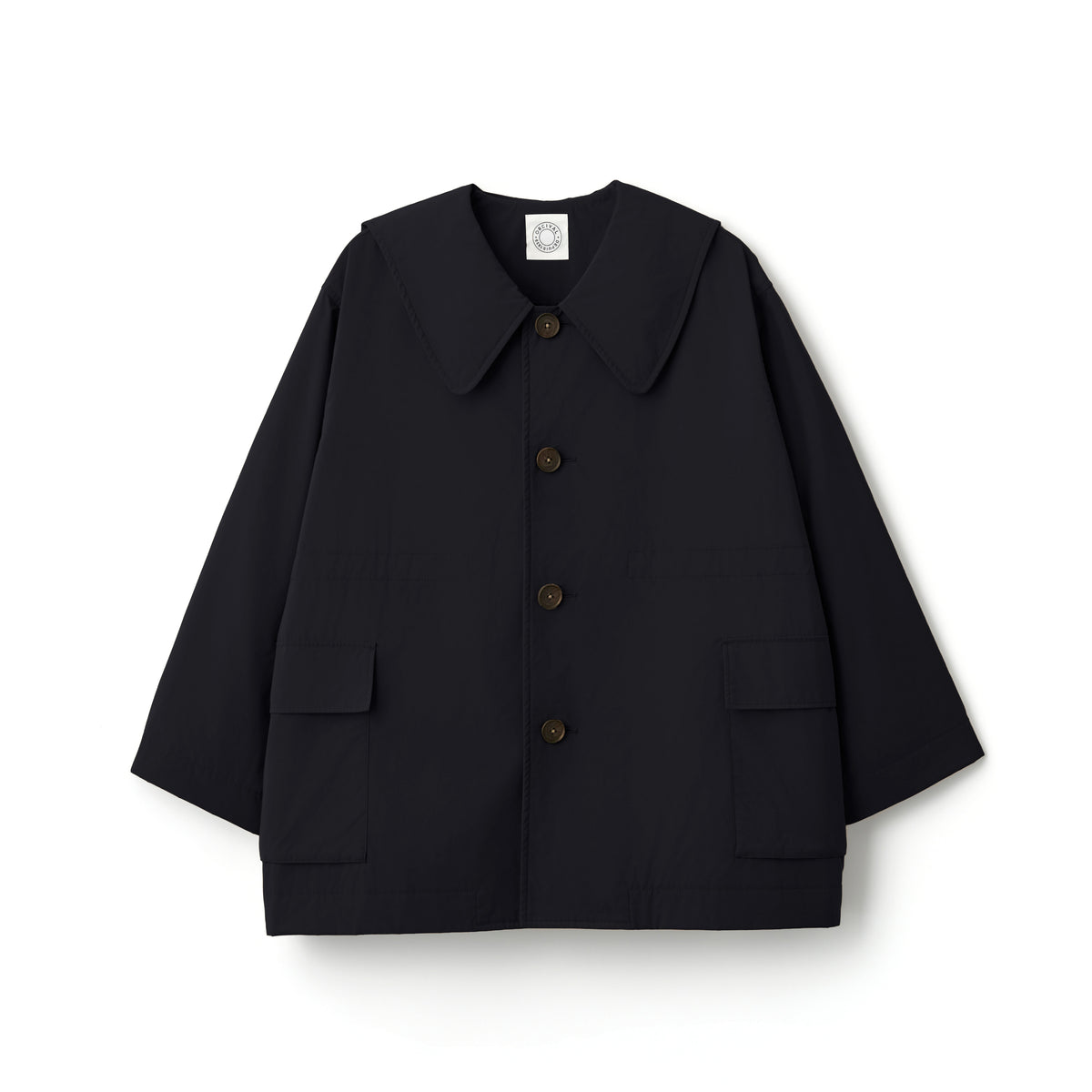Women's Split Fiber Twill Sailor Collar Blouson