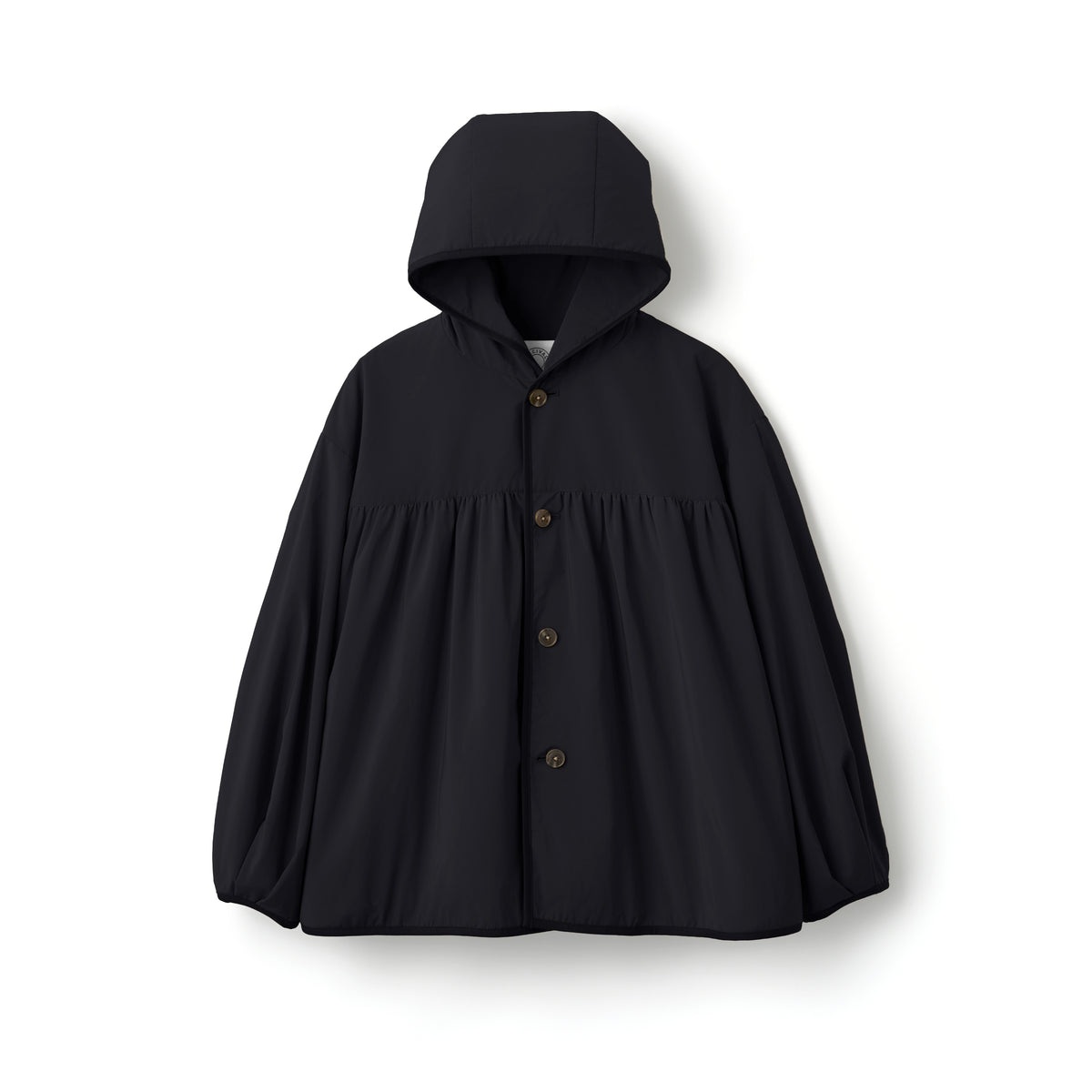 Women's Split Fiber Twill A-line Gathered Blouson
