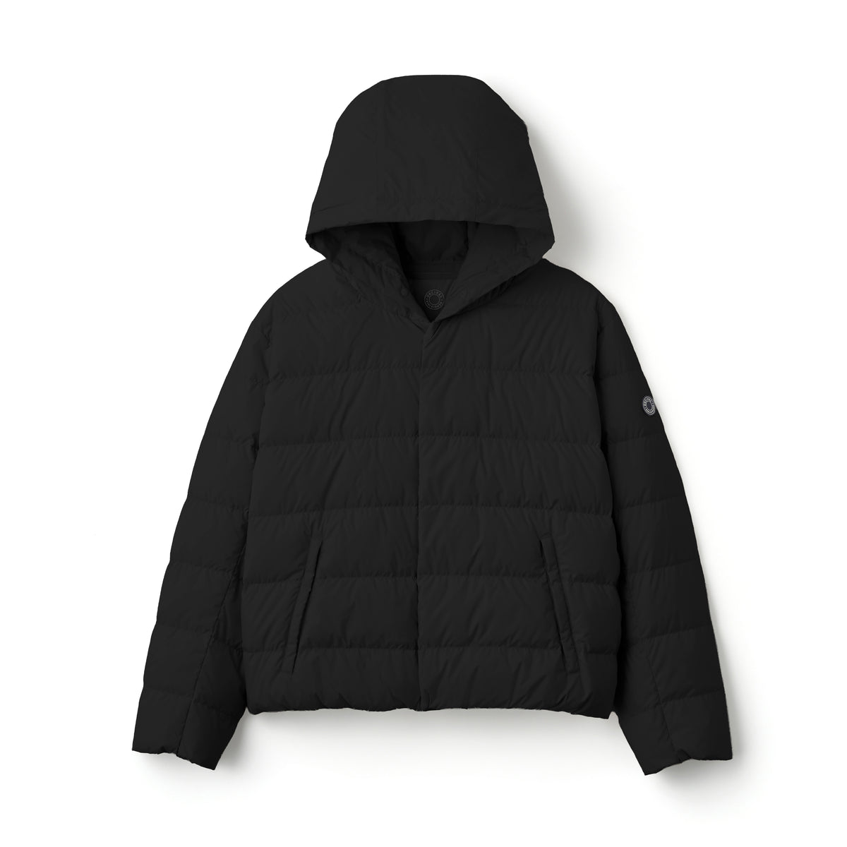 Women's Polyester Taffeta Hooded Blouson