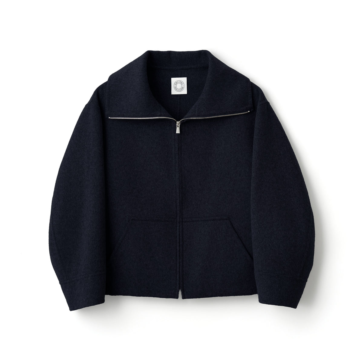 Women's River Wool Beaver Zip Short Coat