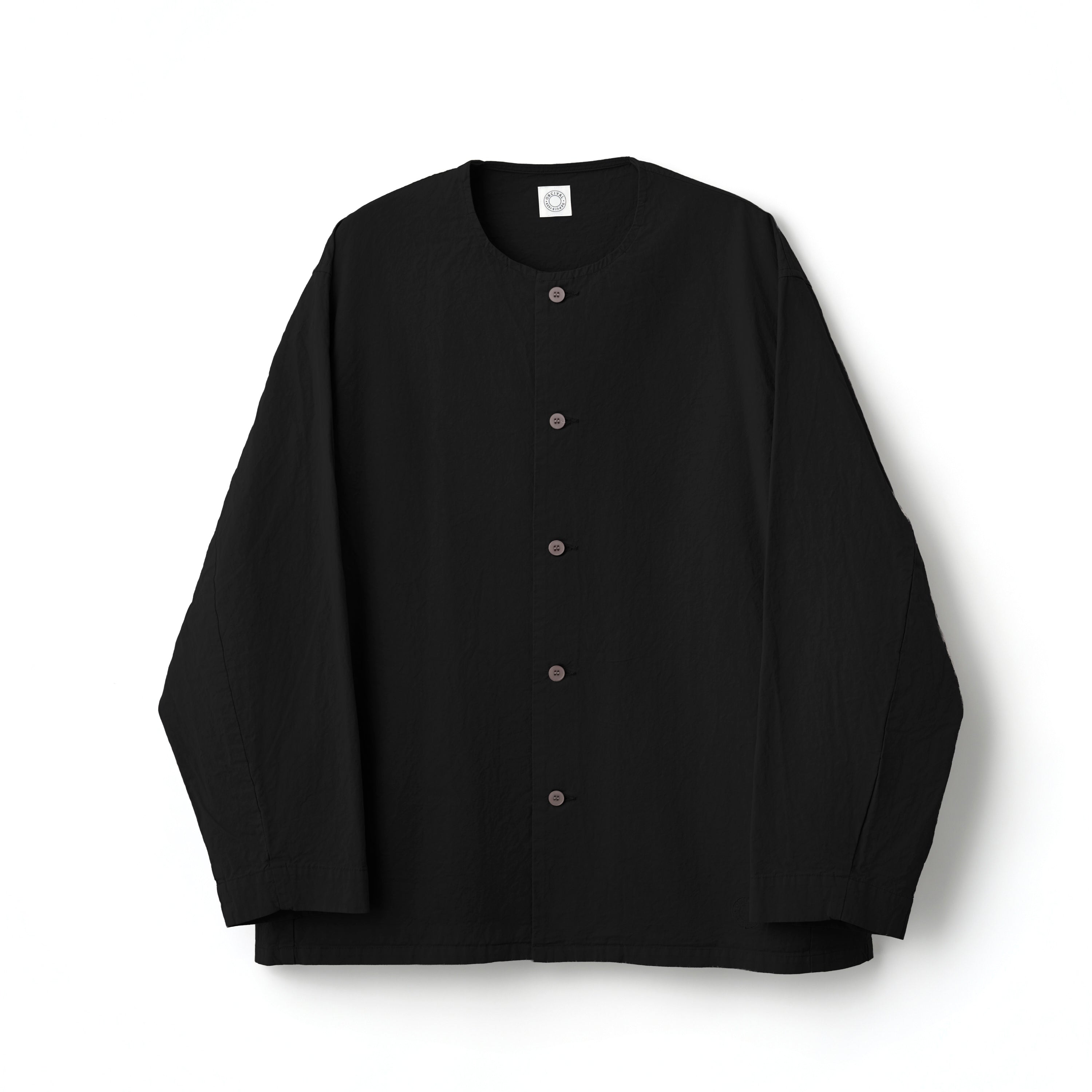Twill Dump Collarless Shirt