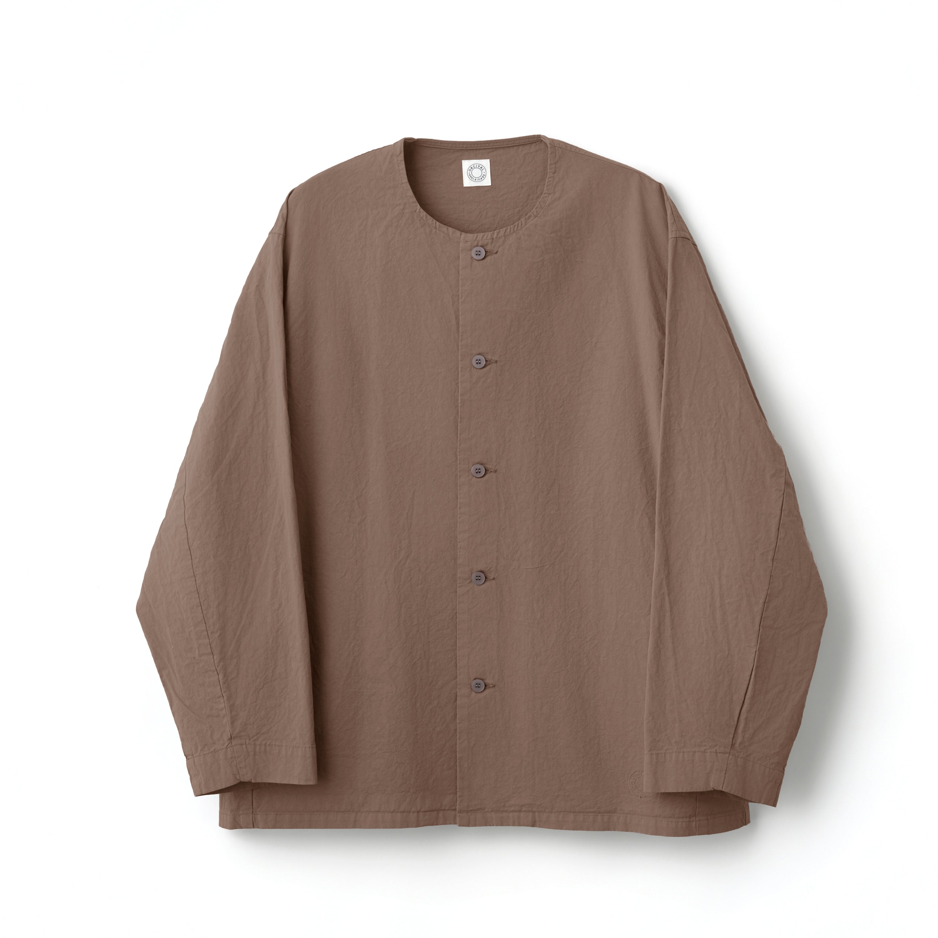 Twill Dump Collarless Shirt