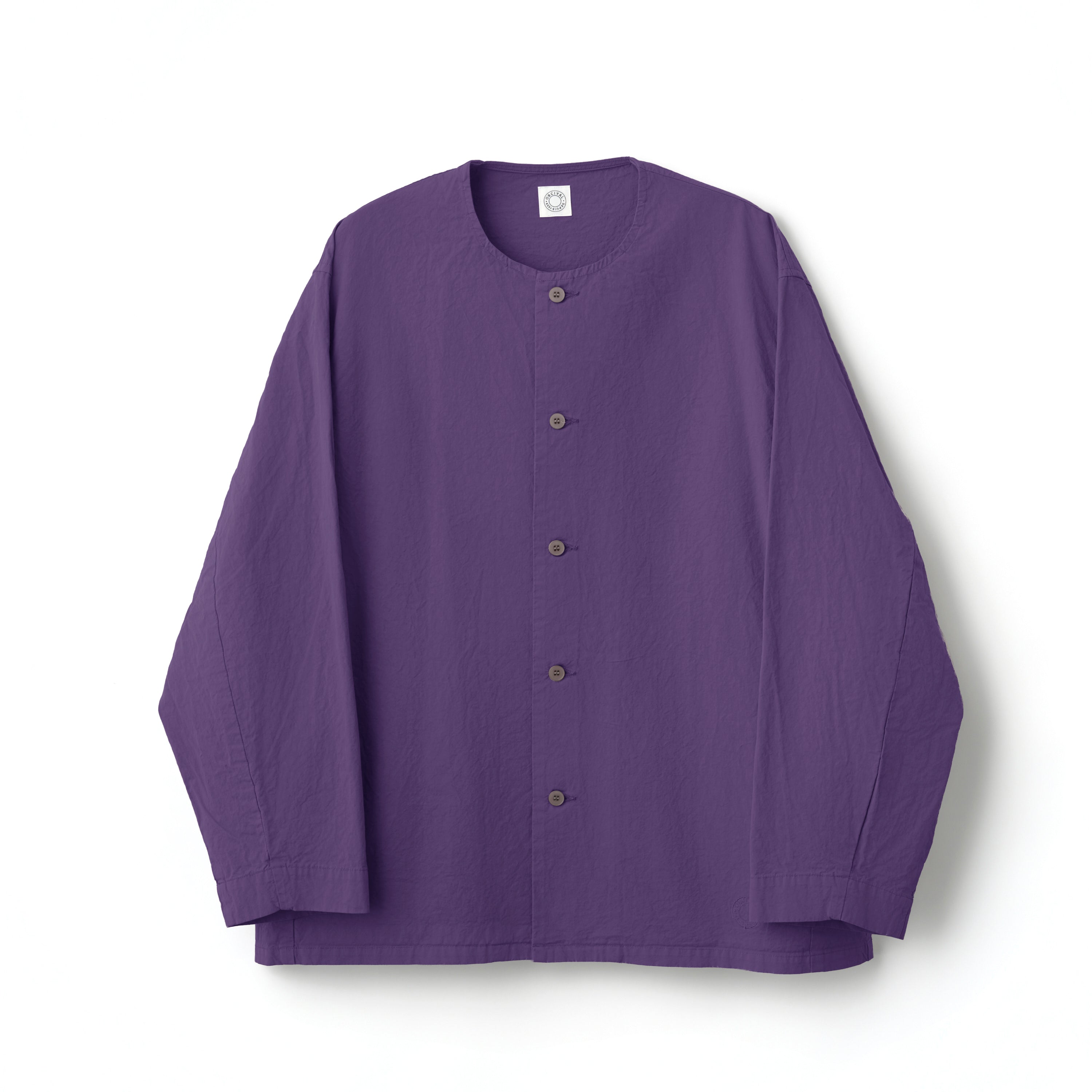 Twill Dump Collarless Shirt