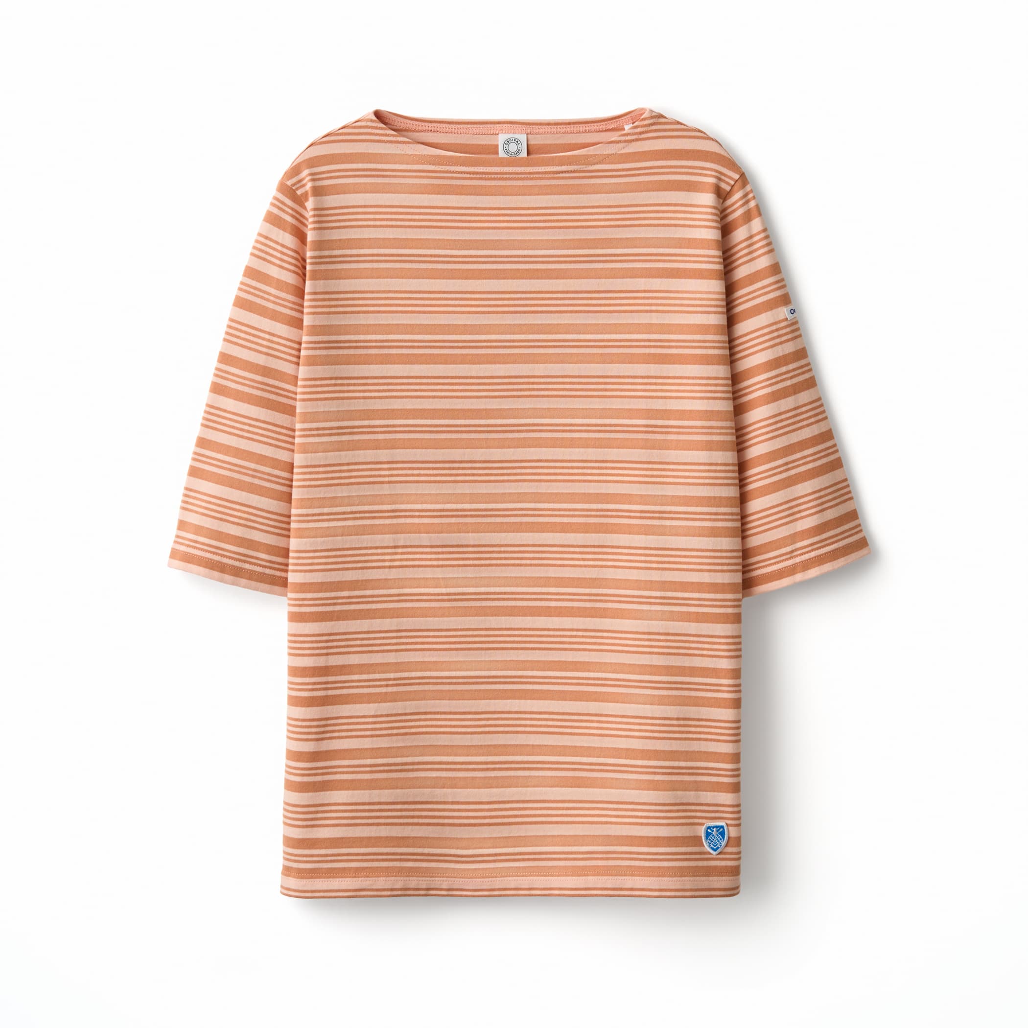 Women's Cotton Jersey Boat Neck Half Sleeve Pullover