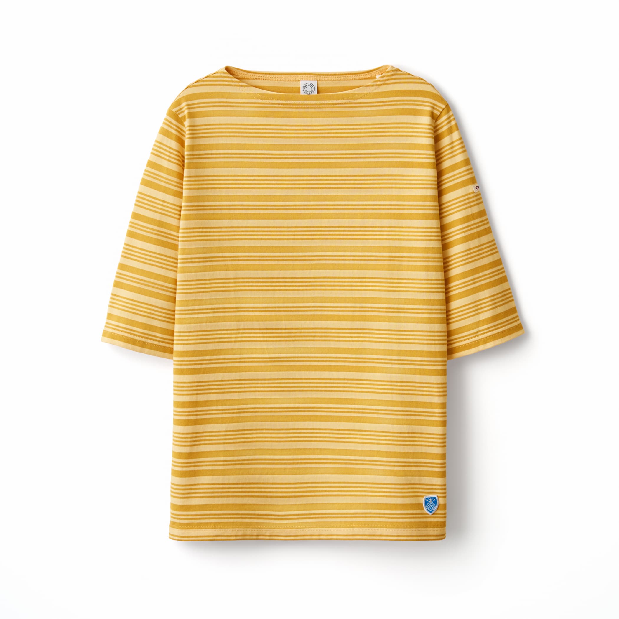 Women's Cotton Jersey Boat Neck Half Sleeve Pullover