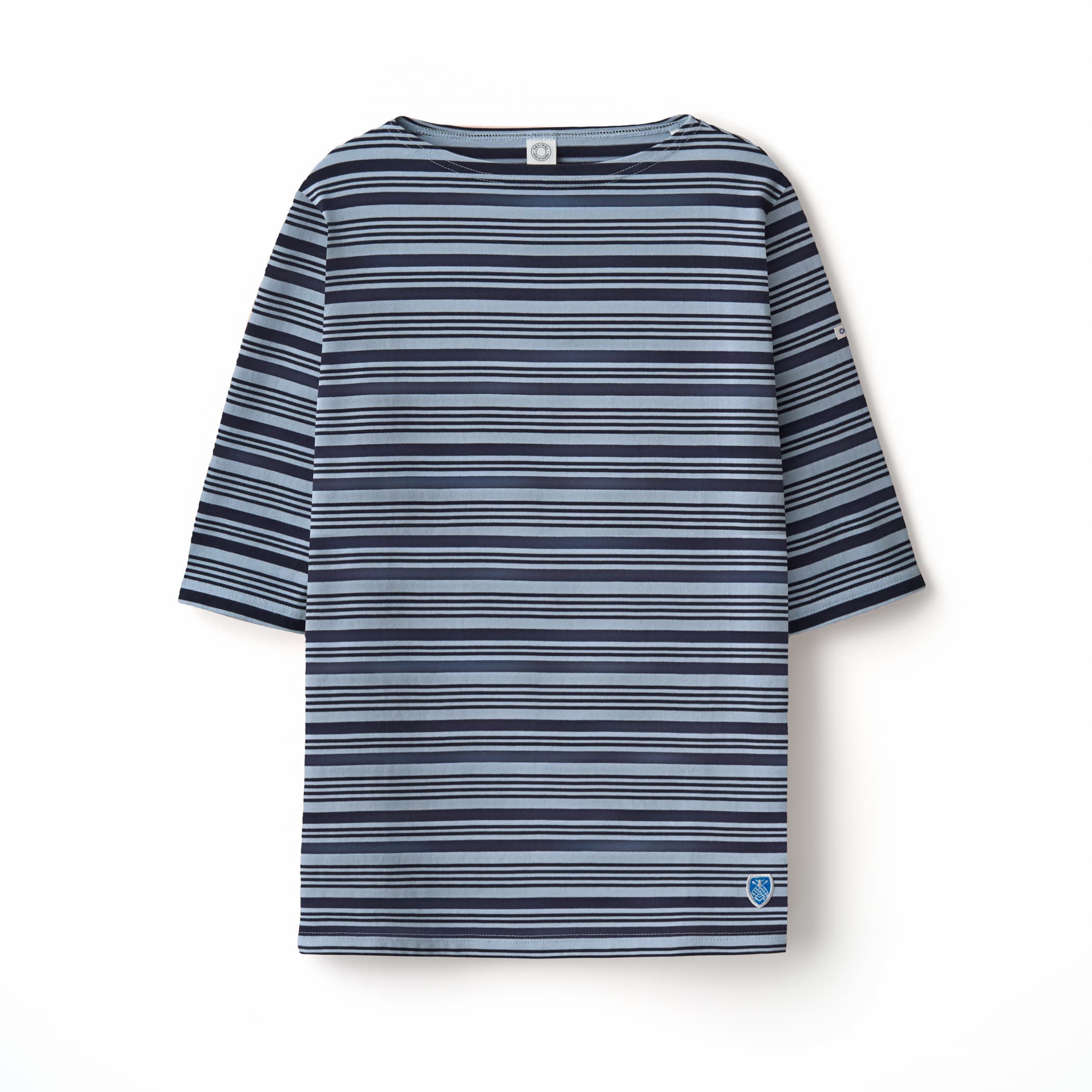 Women's Cotton Jersey Boat Neck Half Sleeve Pullover｜ORCIVAL
