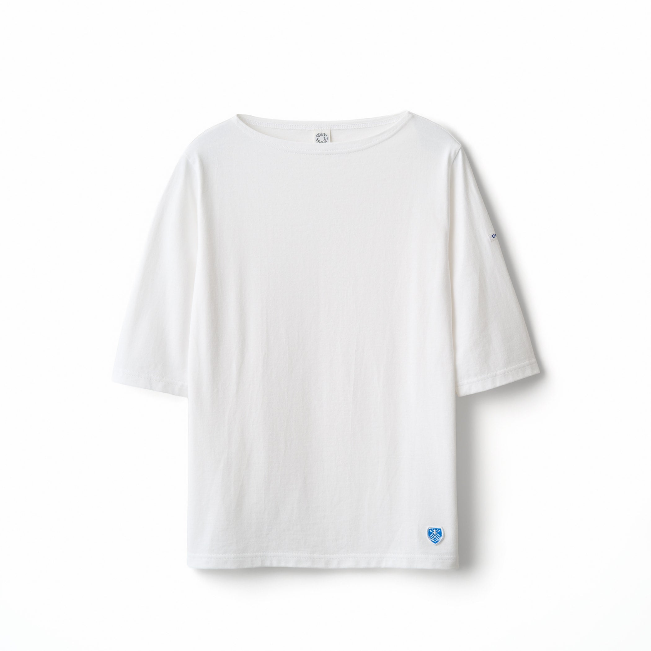 Women's Cotton Jersey Boat Neck Half Sleeve Pullover