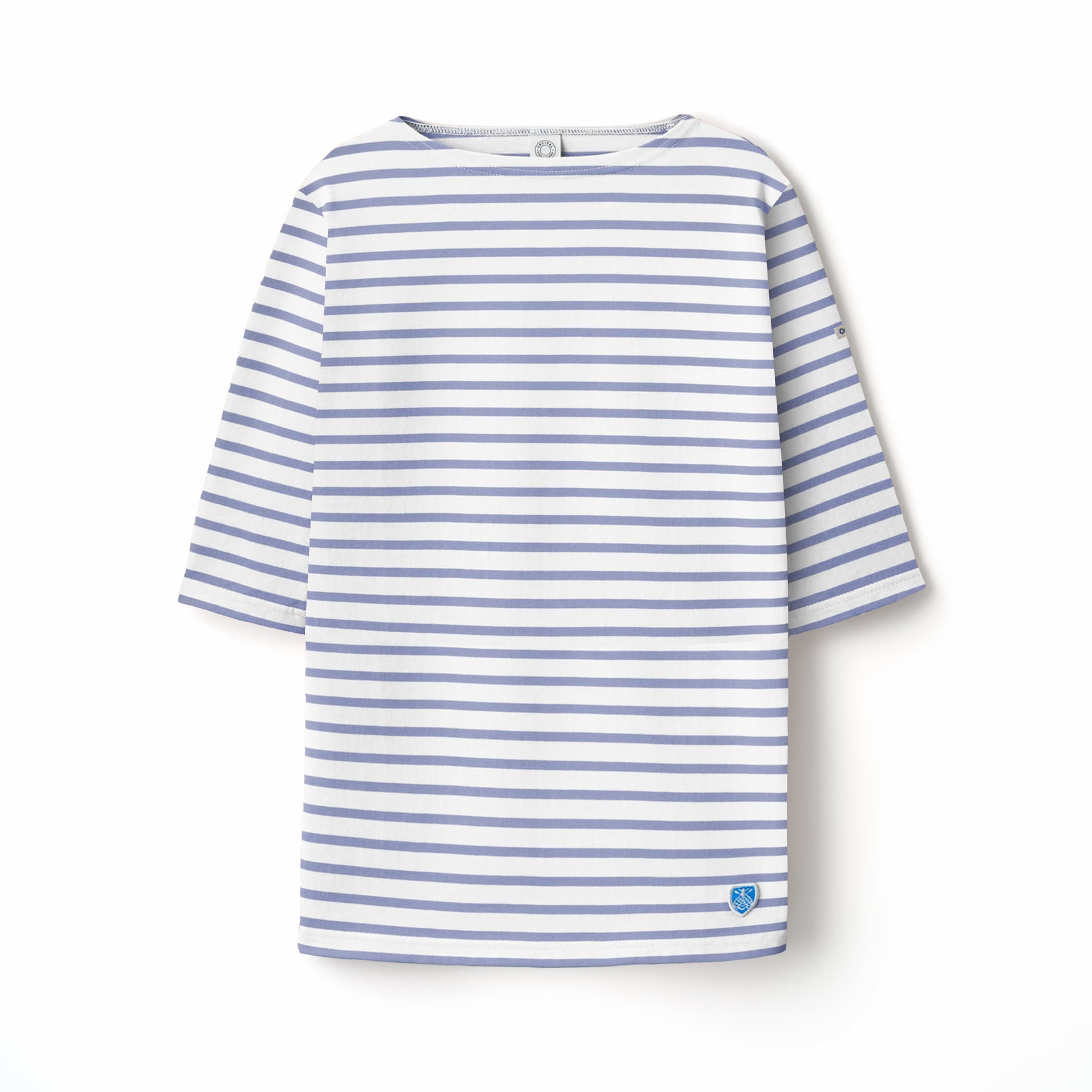 Women's Cotton Jersey Boat Neck Half Sleeve Pullover