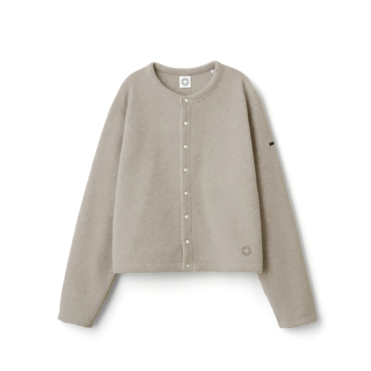 Women's Fleece Crew Neck Cardigan