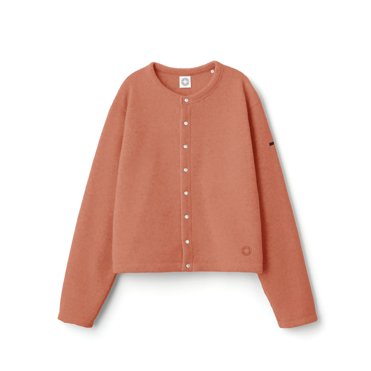 Women's Fleece Crew Neck Cardigan