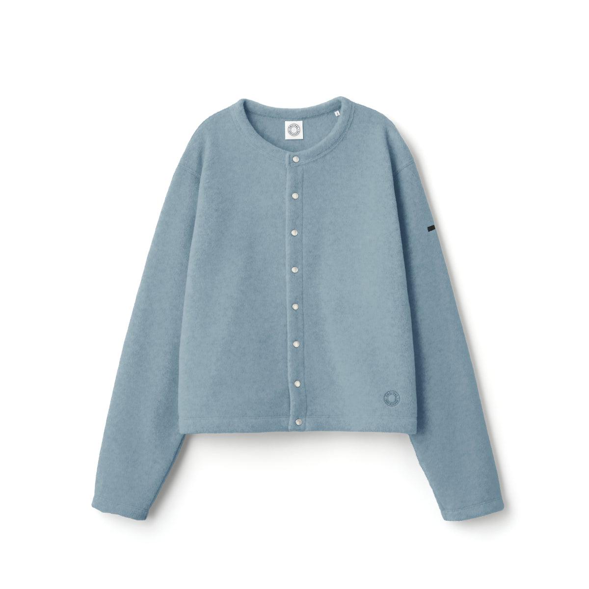 Women's Fleece Crew Neck Cardigan