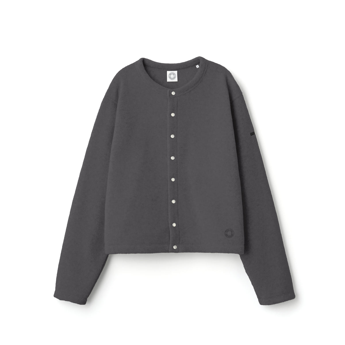 Women's Fleece Crew Neck Cardigan