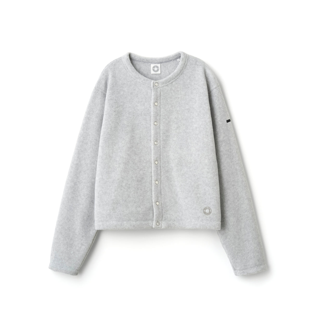 Women's Fleece Crew Neck Cardigan