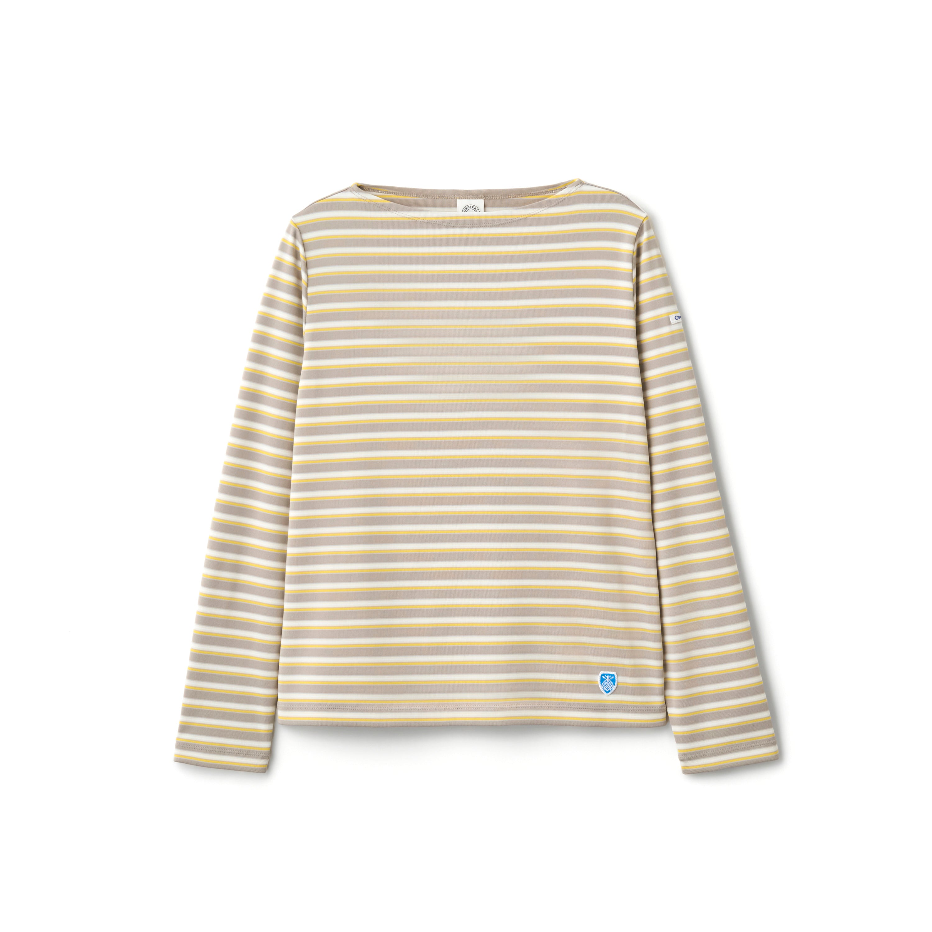 Women's Full Dull Jersey Boat Neck Long Sleeve Pullover