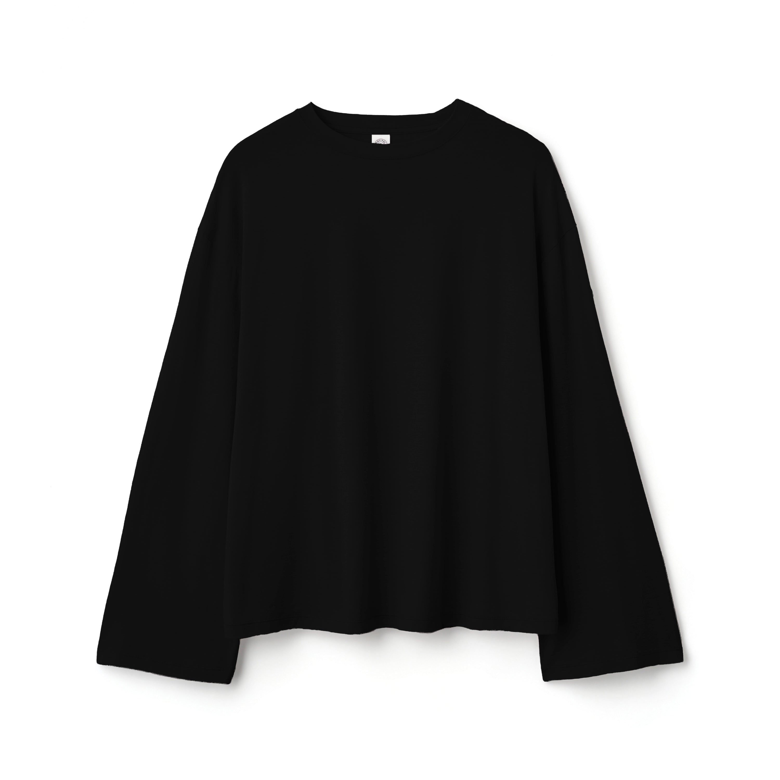 Women's Sheer Jersey Relax Fit Long Sleeve Pullover