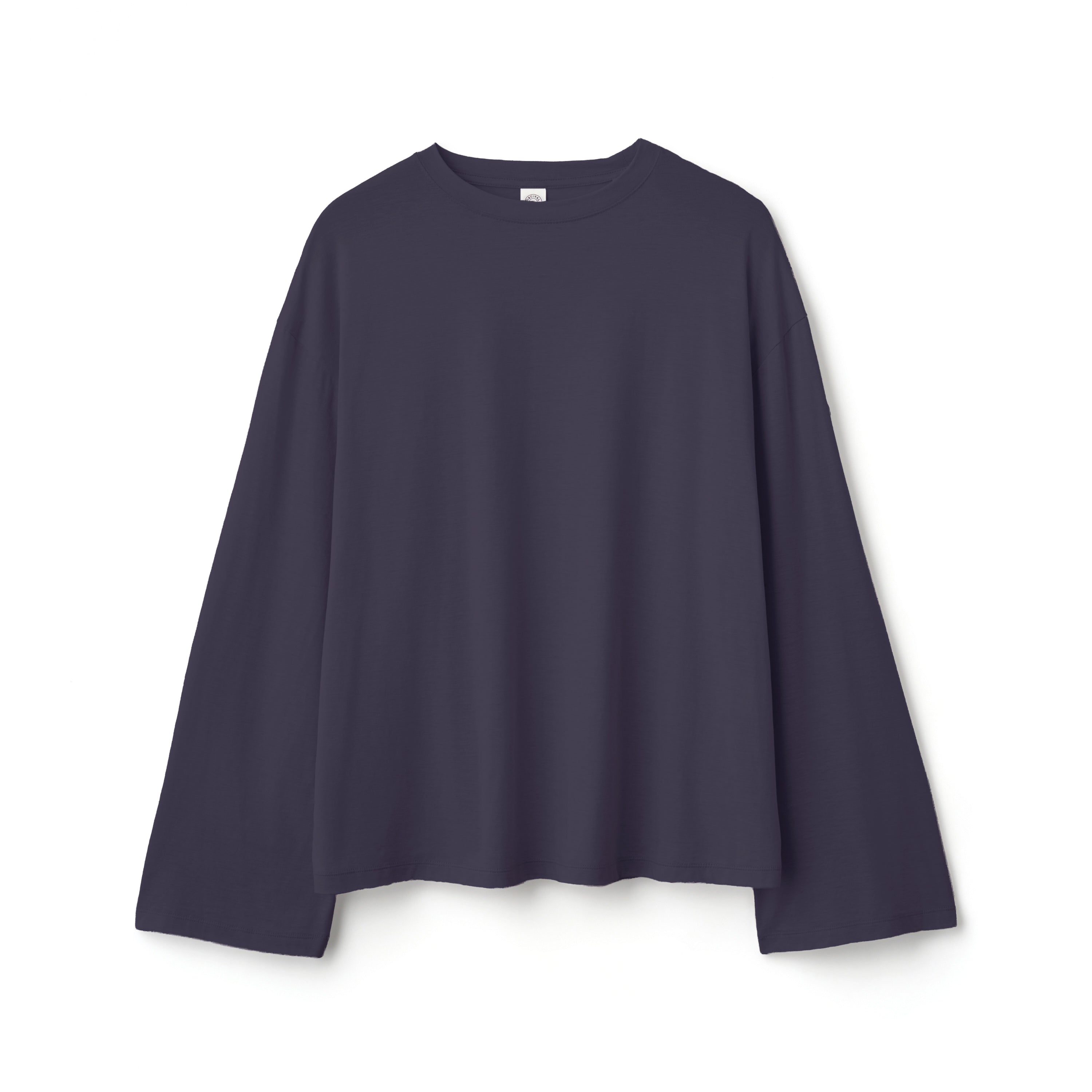 Women's Sheer Jersey Relax Fit Long Sleeve Pullover