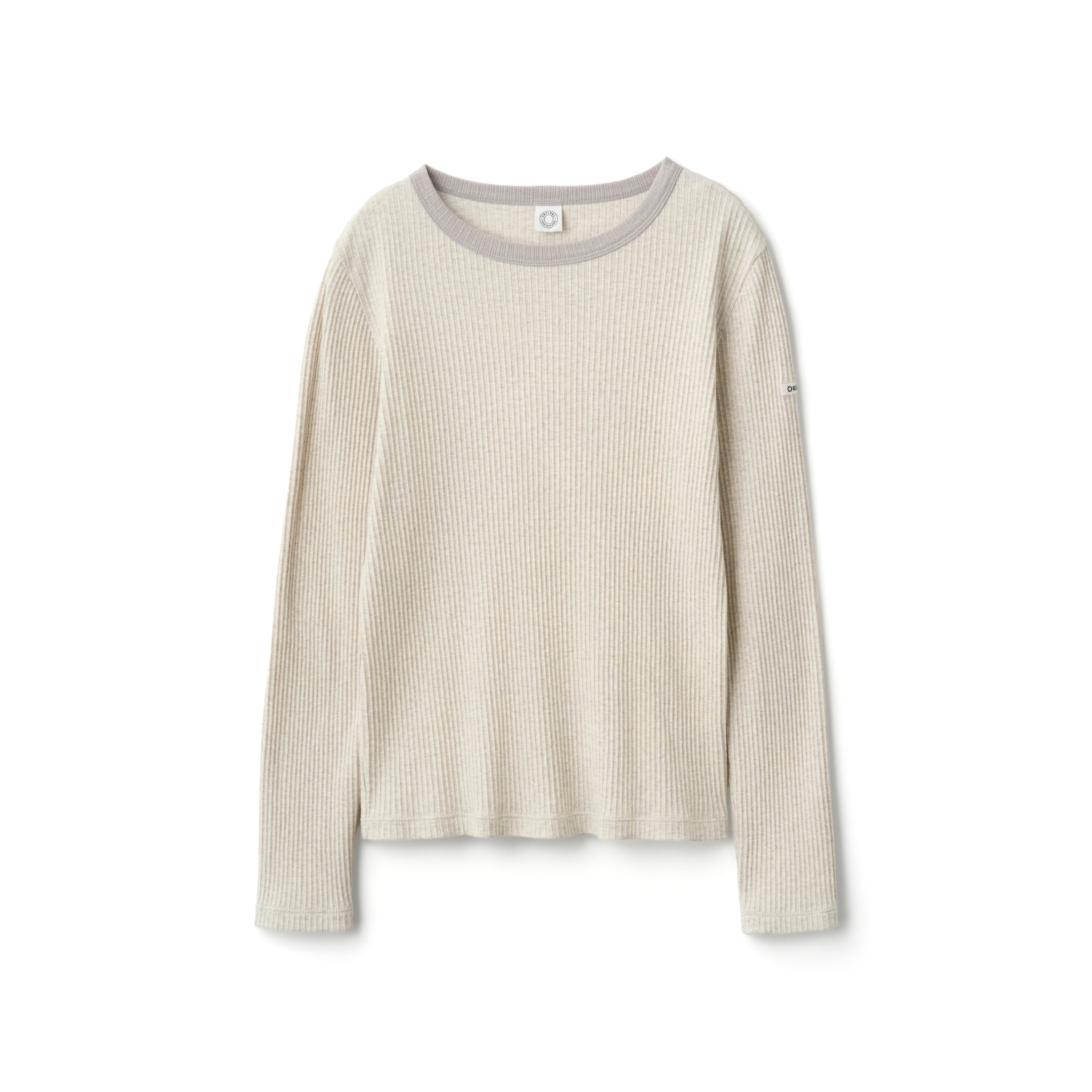 Women's Vintage Like Rib Crew Neck Pullover
