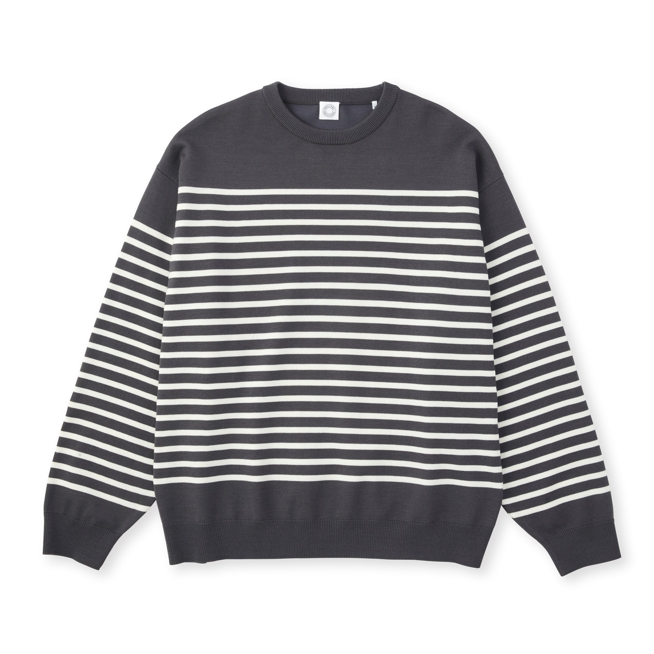 Men's Wool Plating Crew Neck Knit