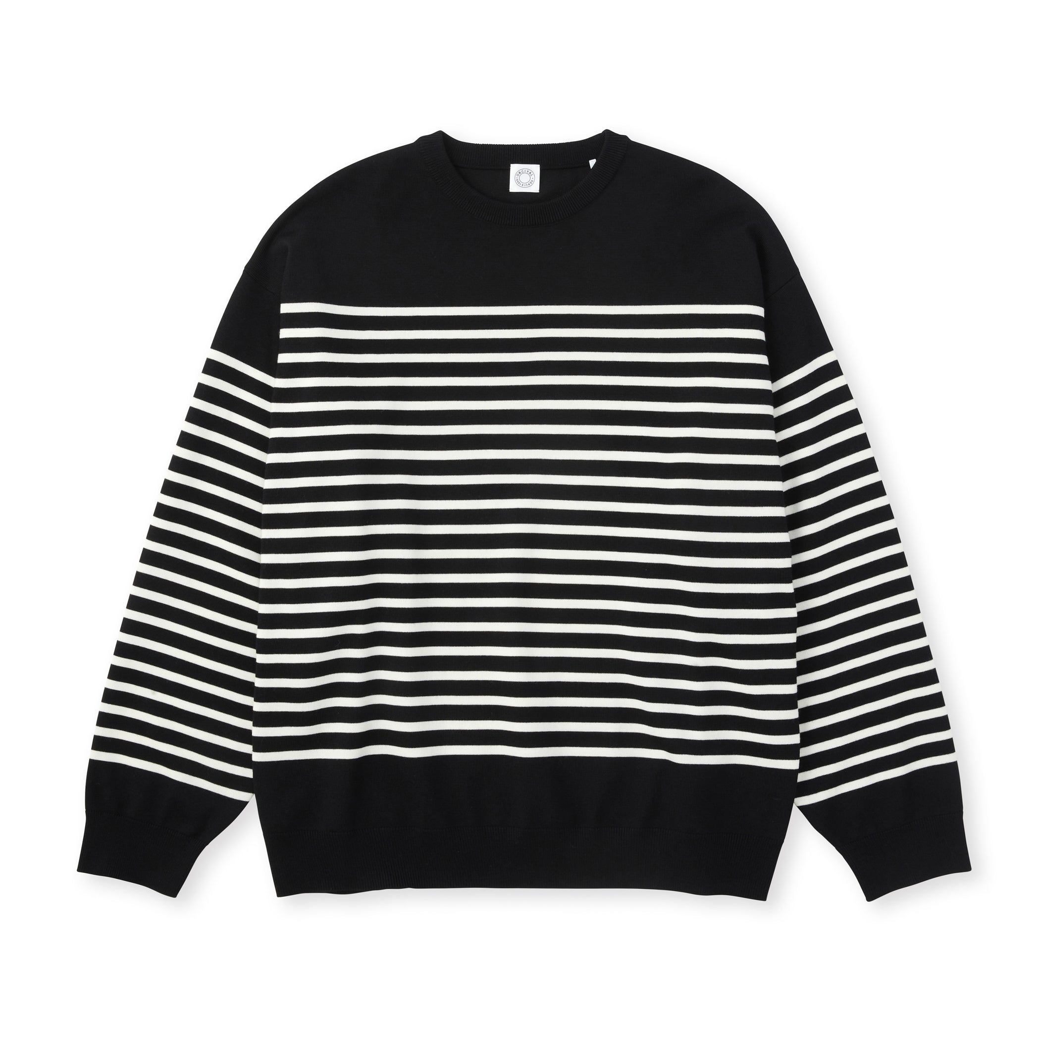 Men's Wool Plating Crew Neck Knit