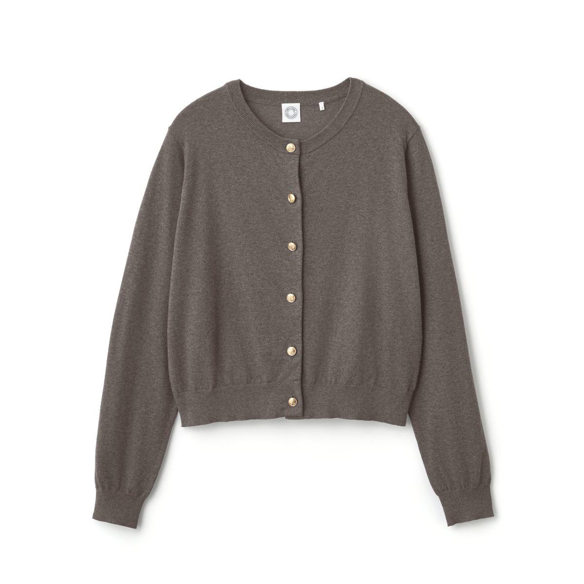 Women's High-gauge Cotton Jersey Cardigan