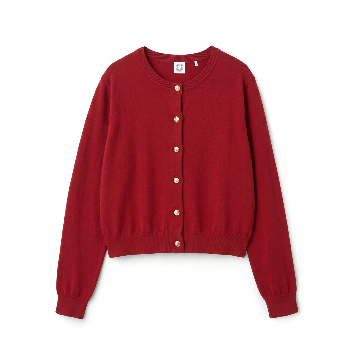 Women's High-gauge Cotton Jersey Cardigan