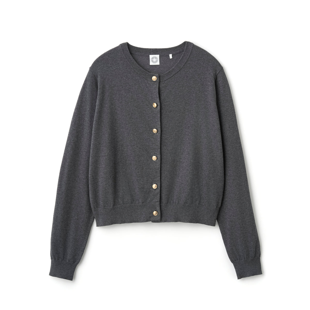 Women's High-gauge Cotton Jersey Cardigan