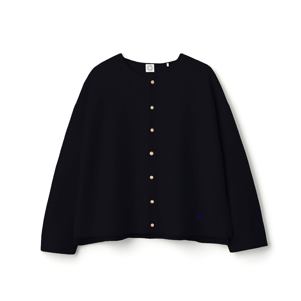 Women's Boiled Wool Jersey Cardigan