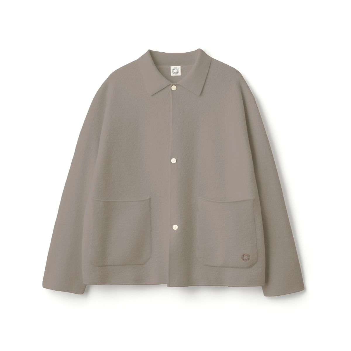 Men's Boiled Wool Jersey 3Button Knit Jacket