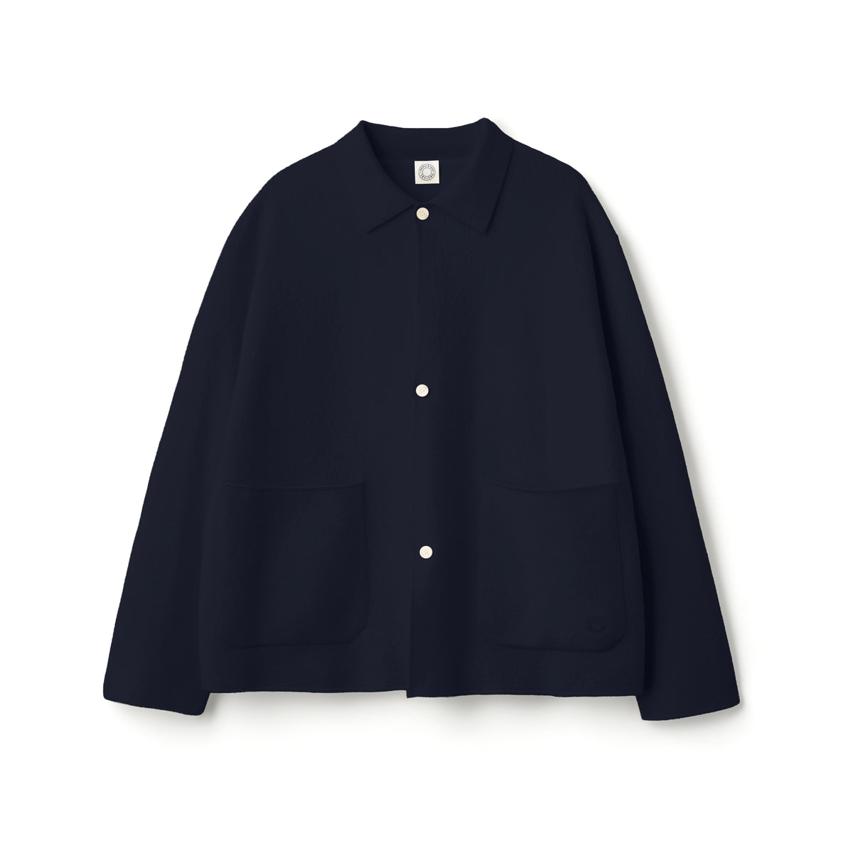 Men's Boiled Wool Jersey 3Button Knit Jacket