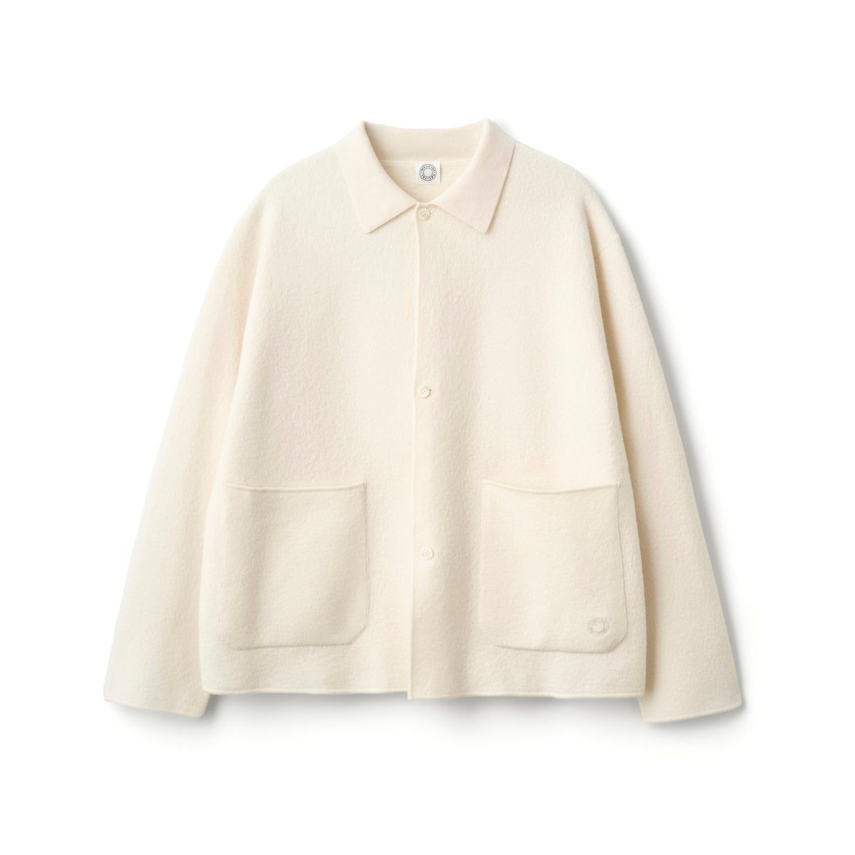 Men's Boiled Wool Jersey 3Button Knit Jacket