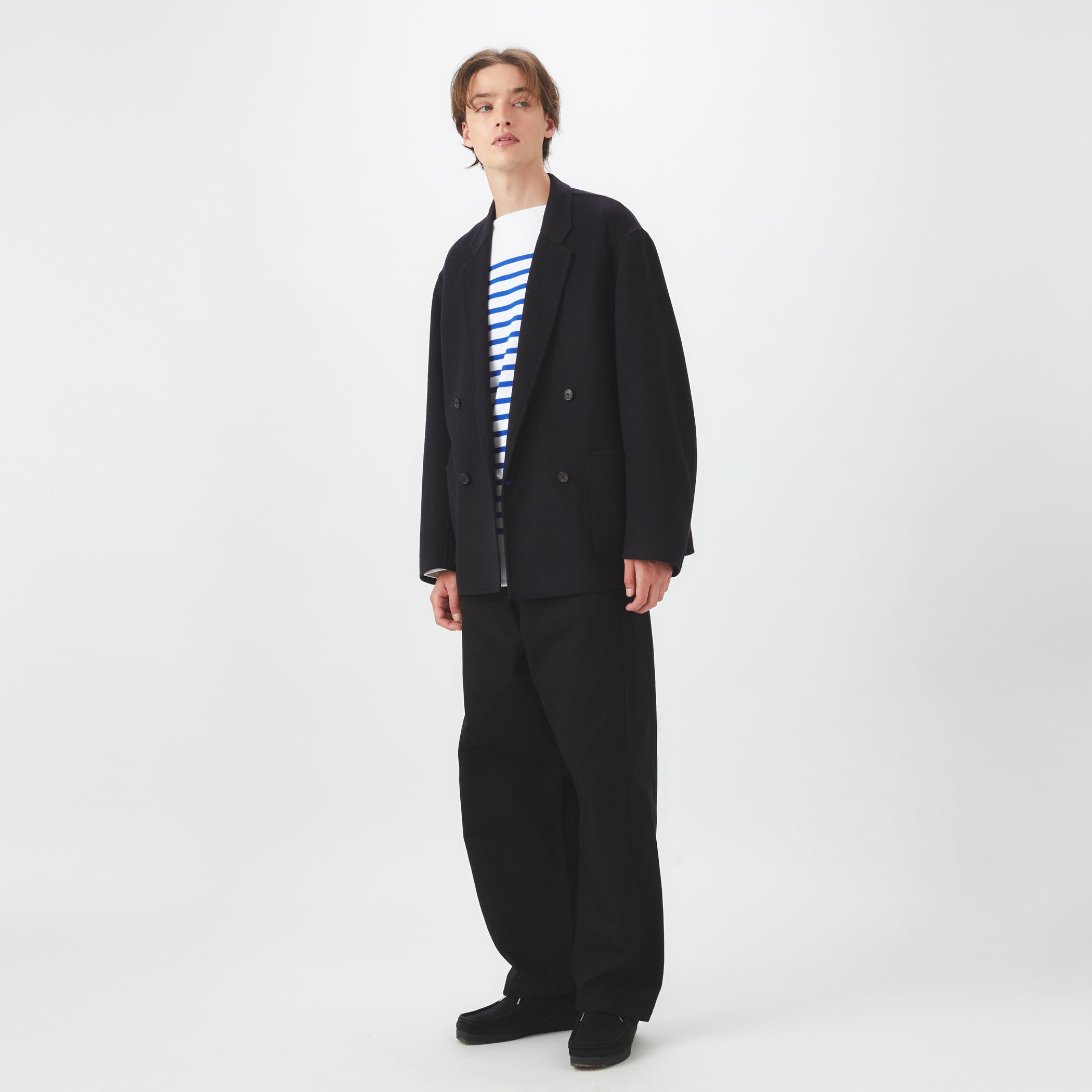 Men's Cotton Drill Wide Pants