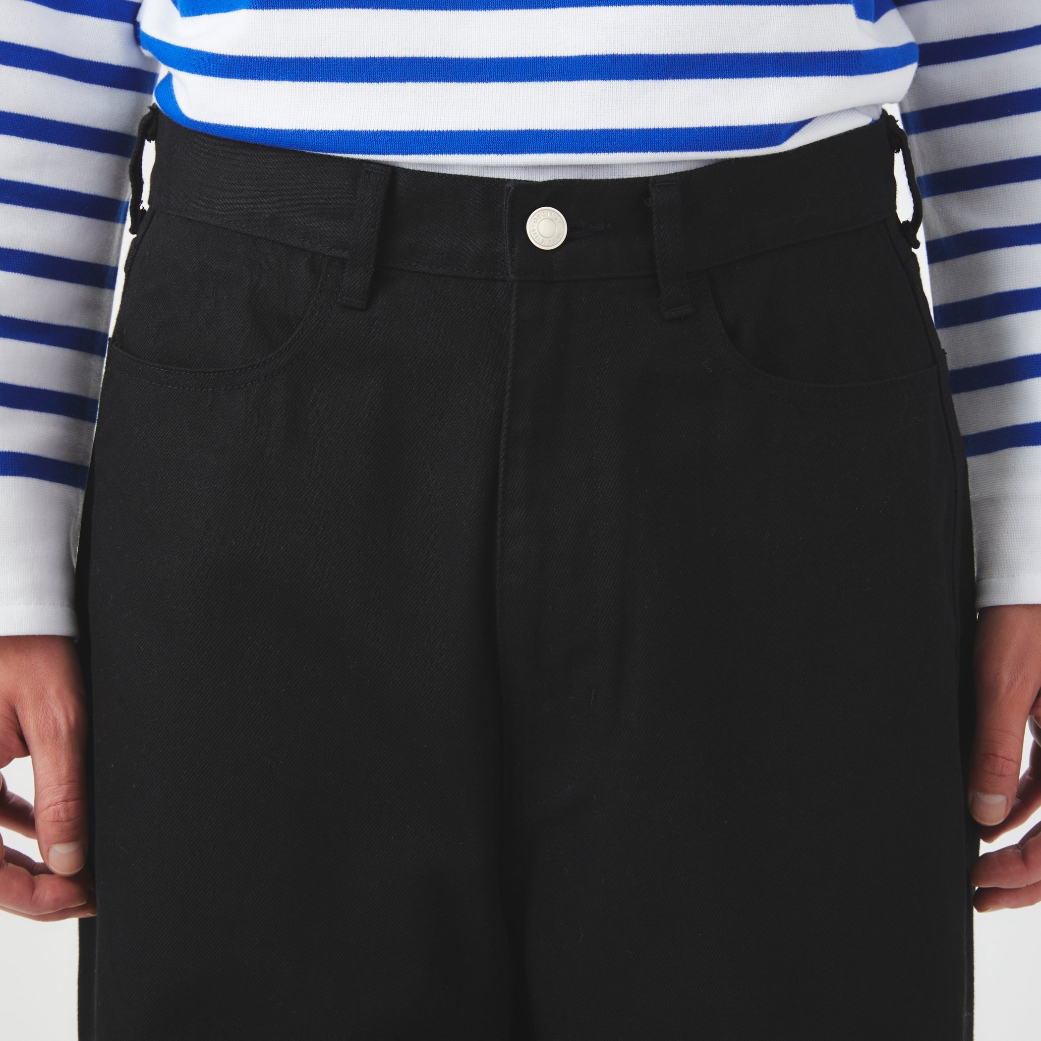 Men's Cotton Drill Wide Pants